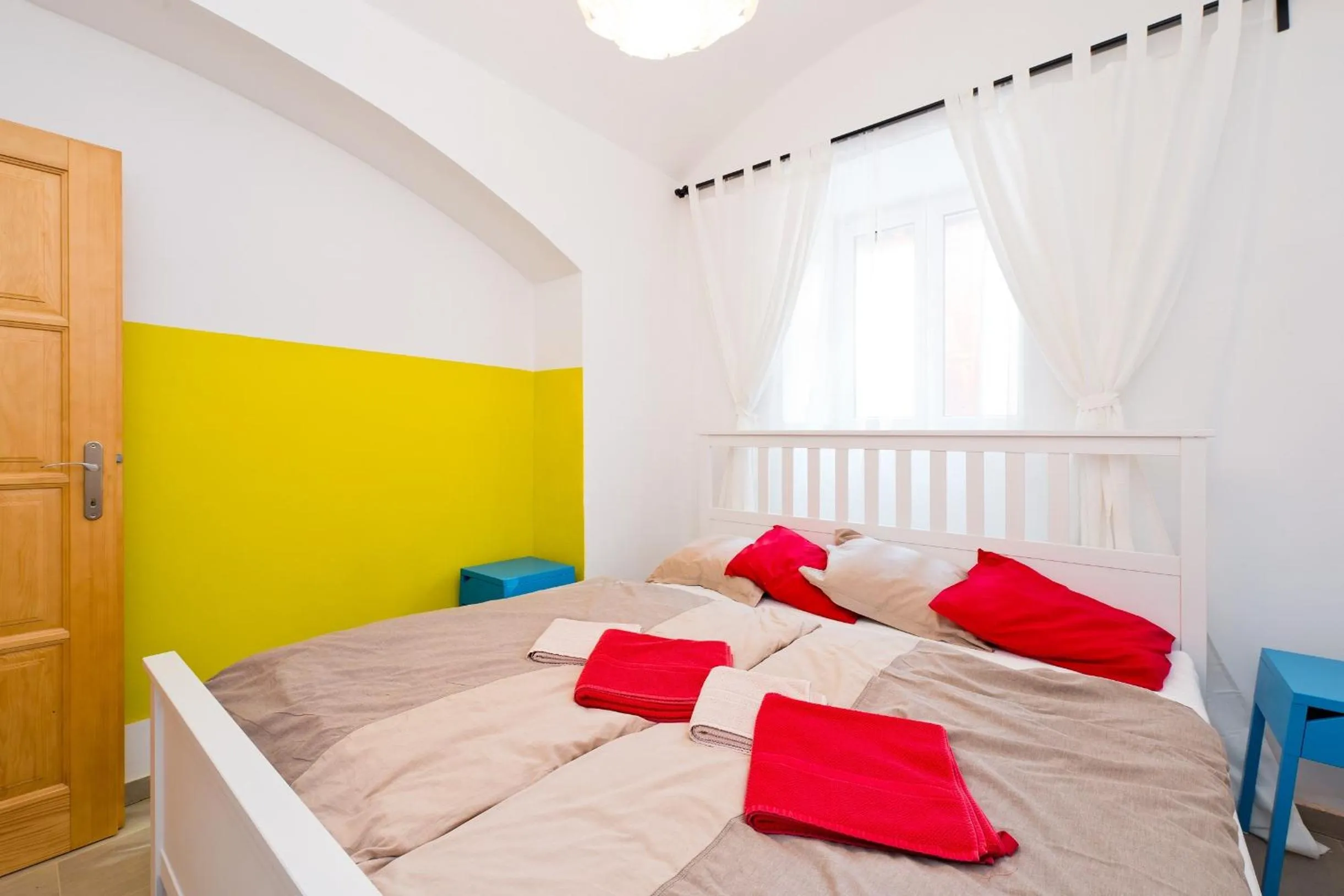 Bed in Budget Apartment