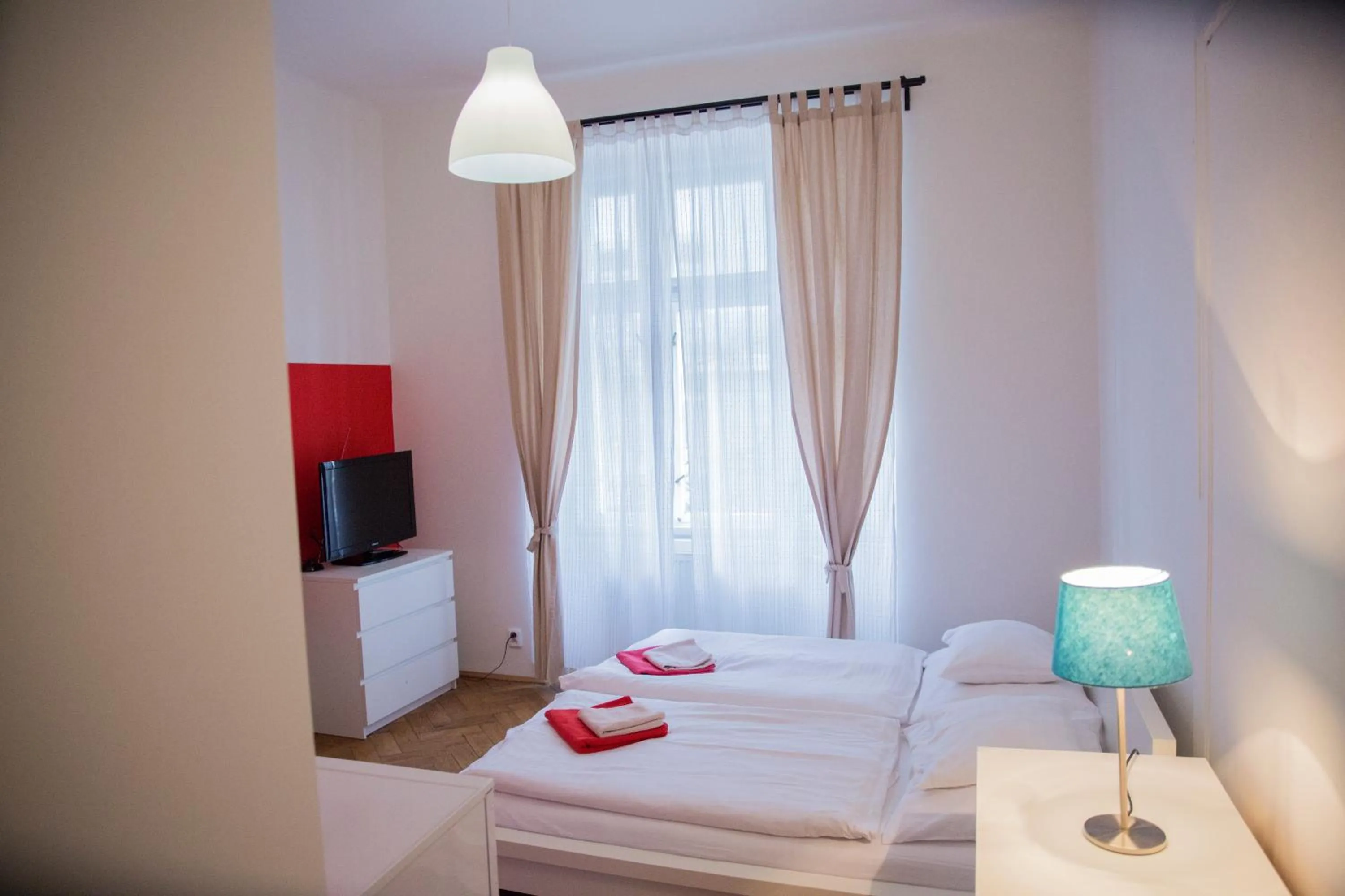 Bed in Budget Apartment