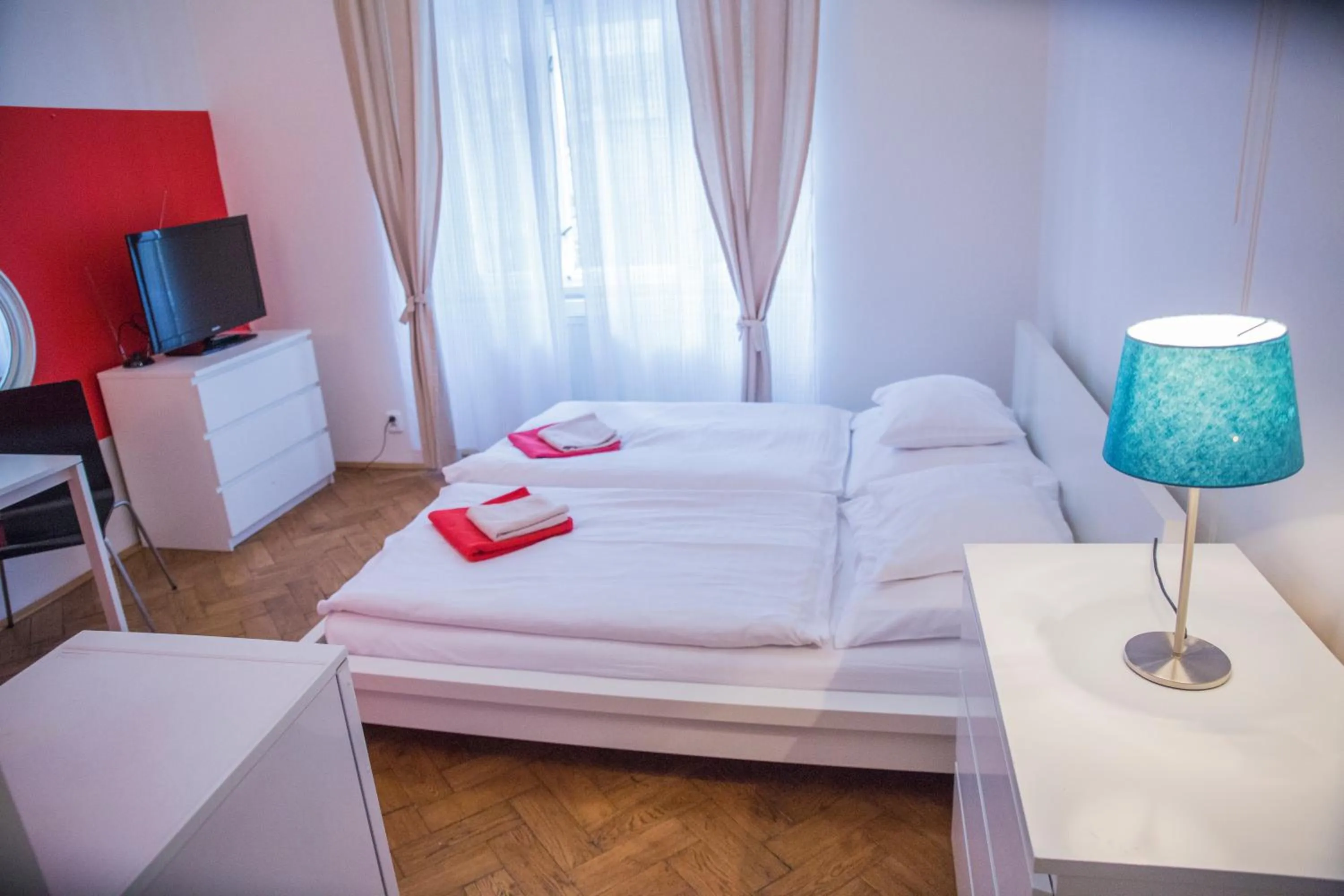 Bed in Budget Apartment