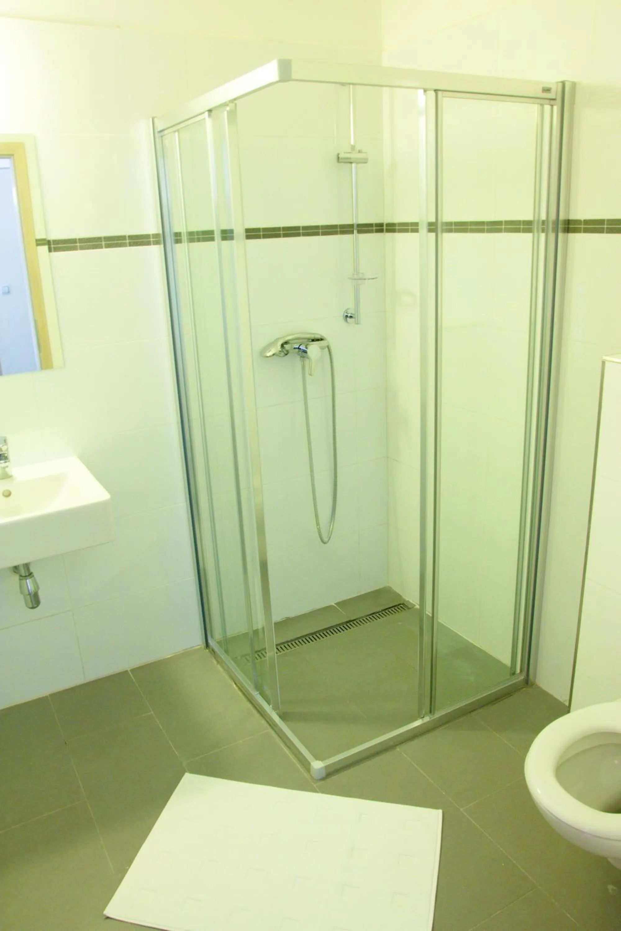 Shower in Budget Apartment