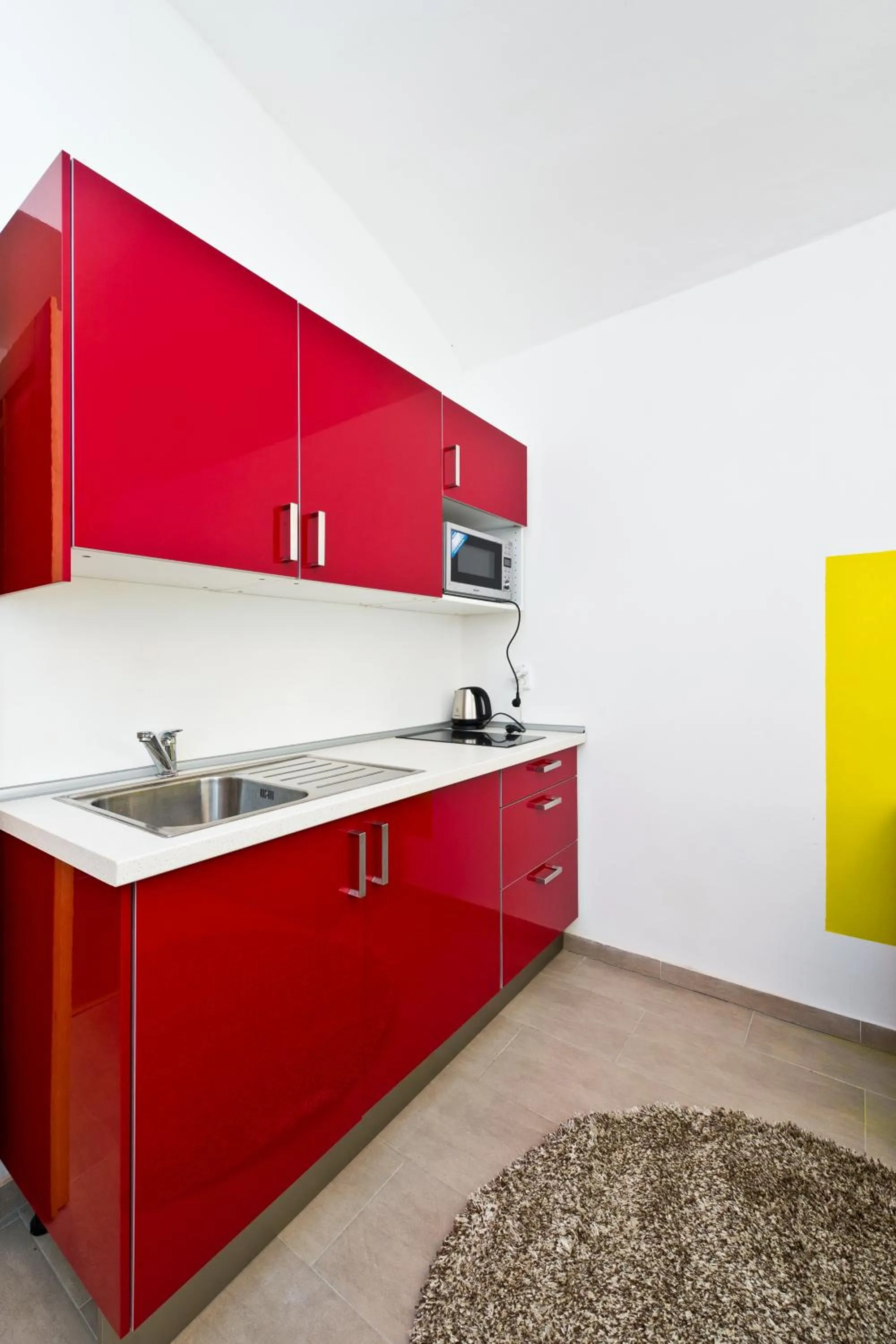 Kitchen or kitchenette in Budget Apartment