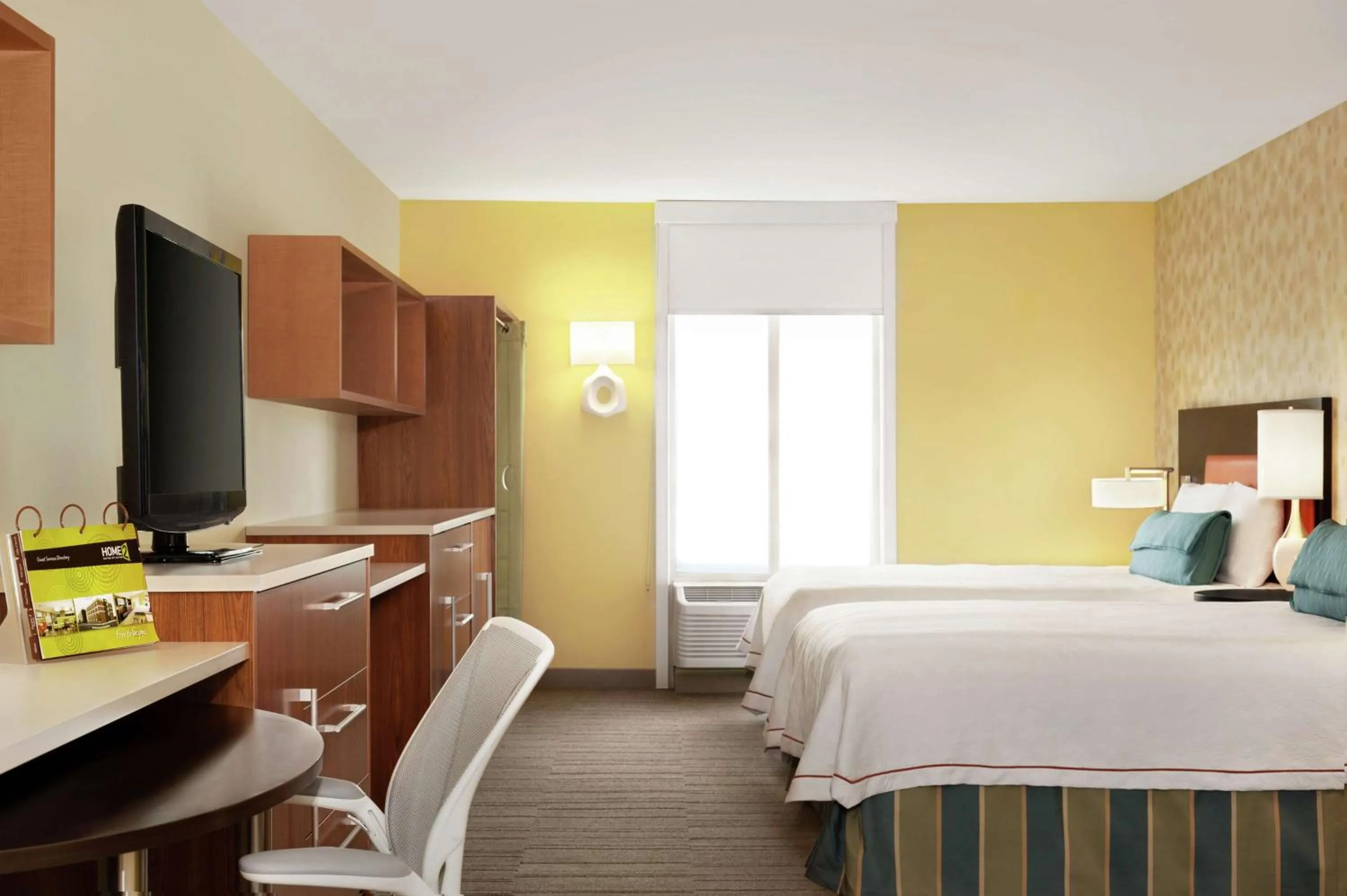 Bedroom, Bed in Home2 Suites by Hilton Biloxi/North/D'Iberville