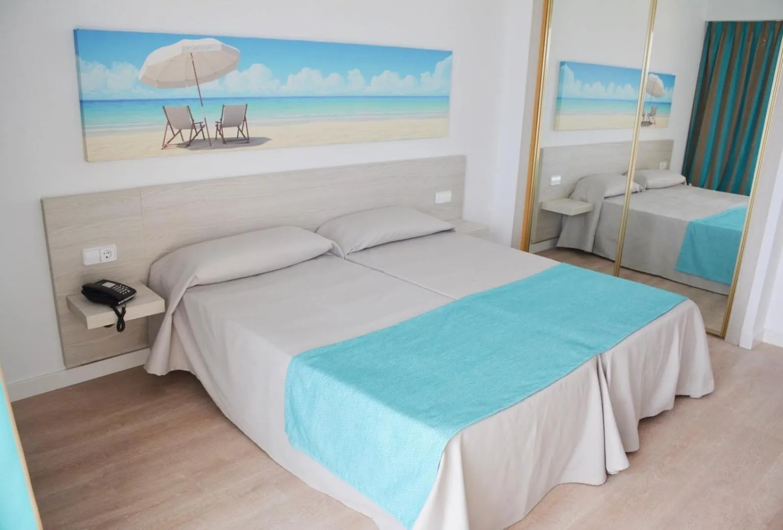 Bed in Apartamentos Playa Moreia
