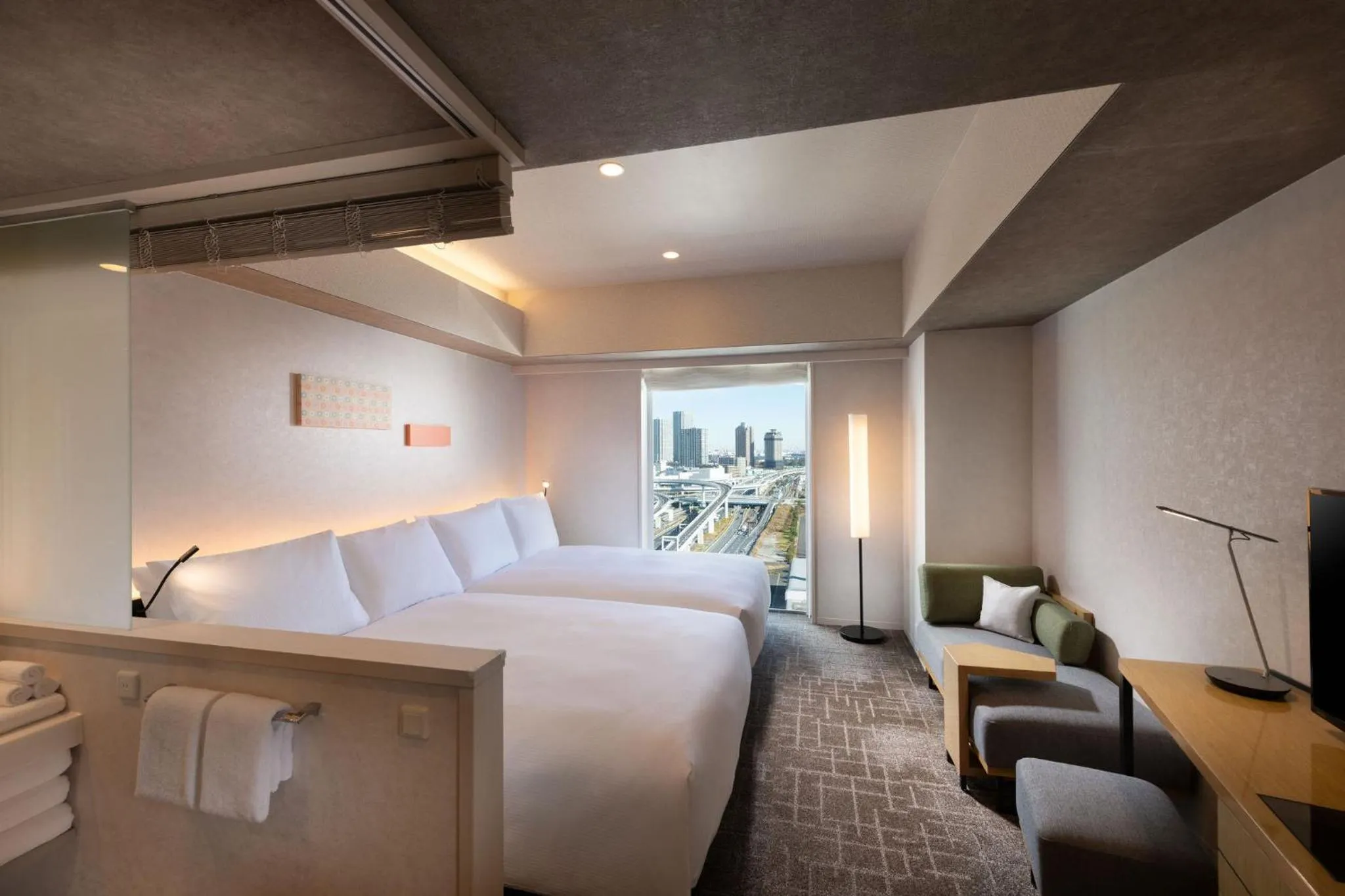 Photo of the whole room, Bed in DoubleTree by Hilton Tokyo Ariake