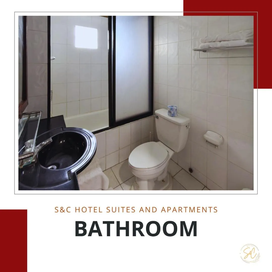 Toilet in S&C Hotel Suites and Apartments