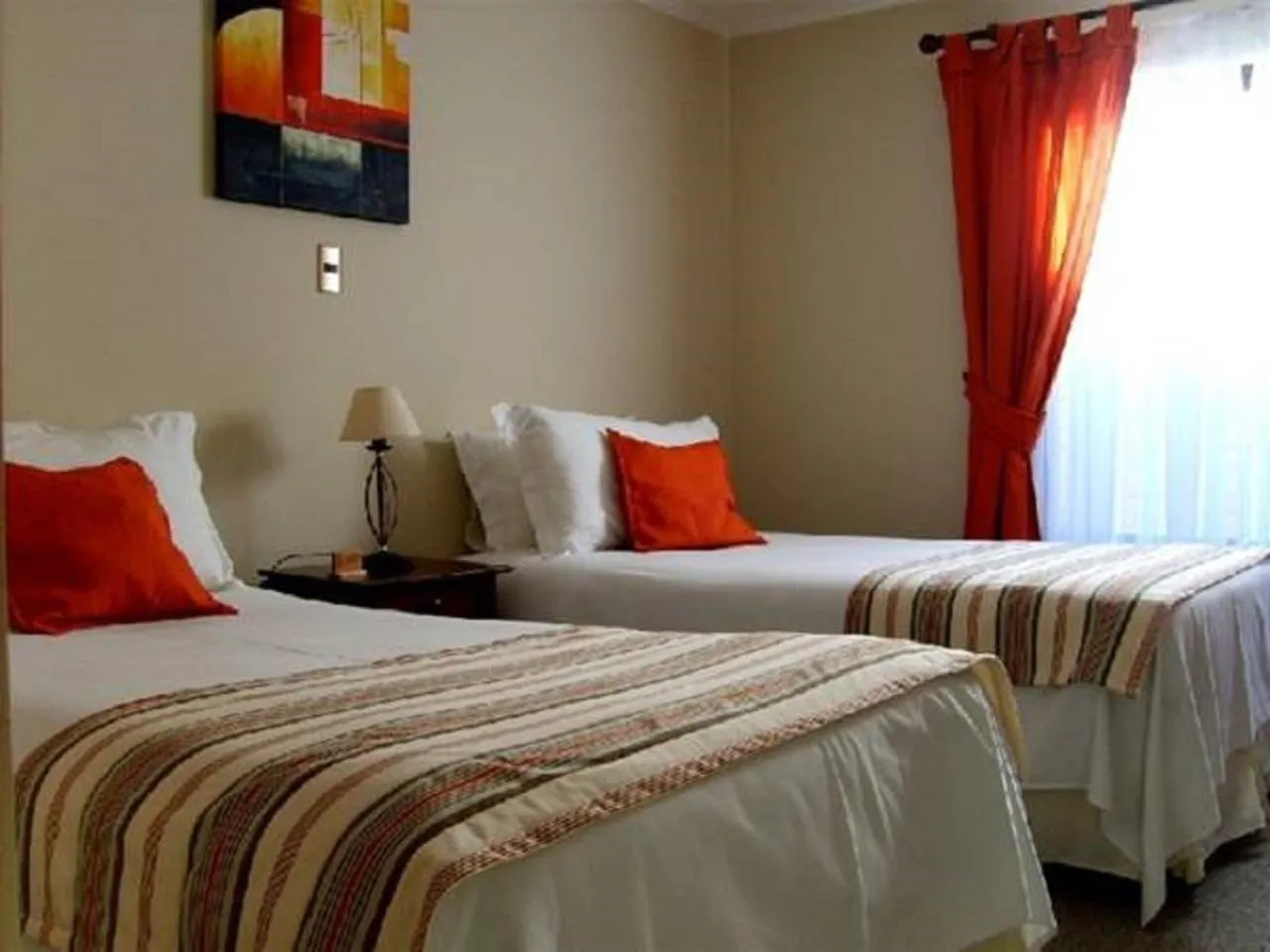 Bed in Hotel Carpa Manzano