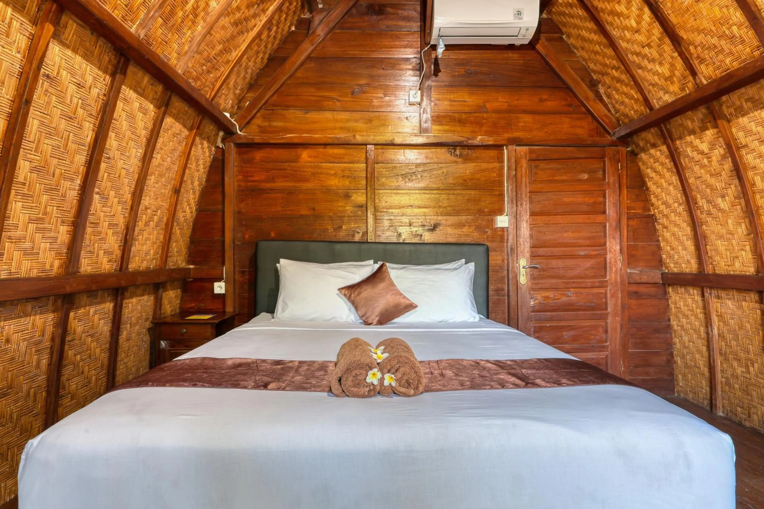 Bed in Butterfly Bungalow