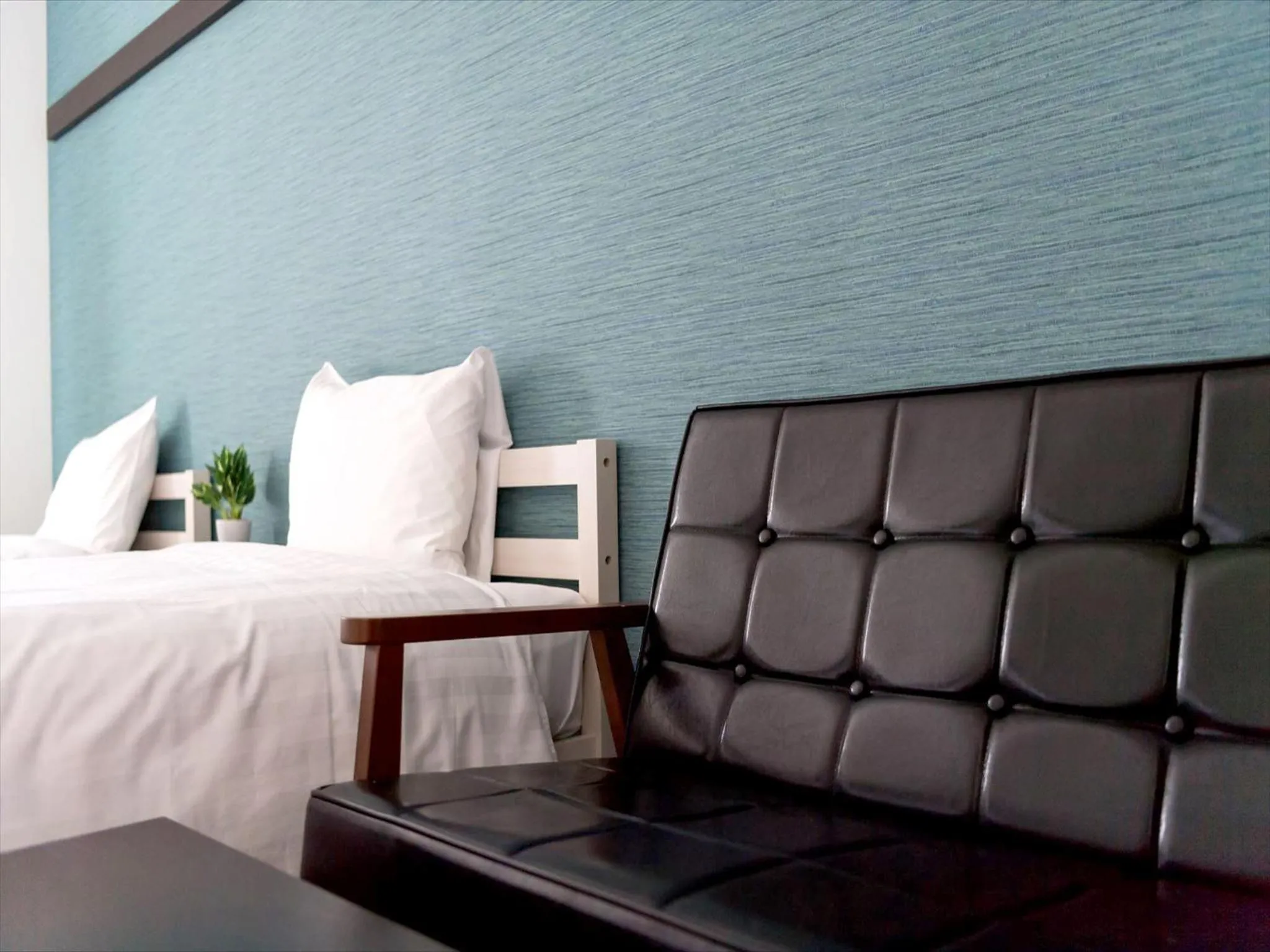 Decorative detail, Bed in Hotel Tomas Nago