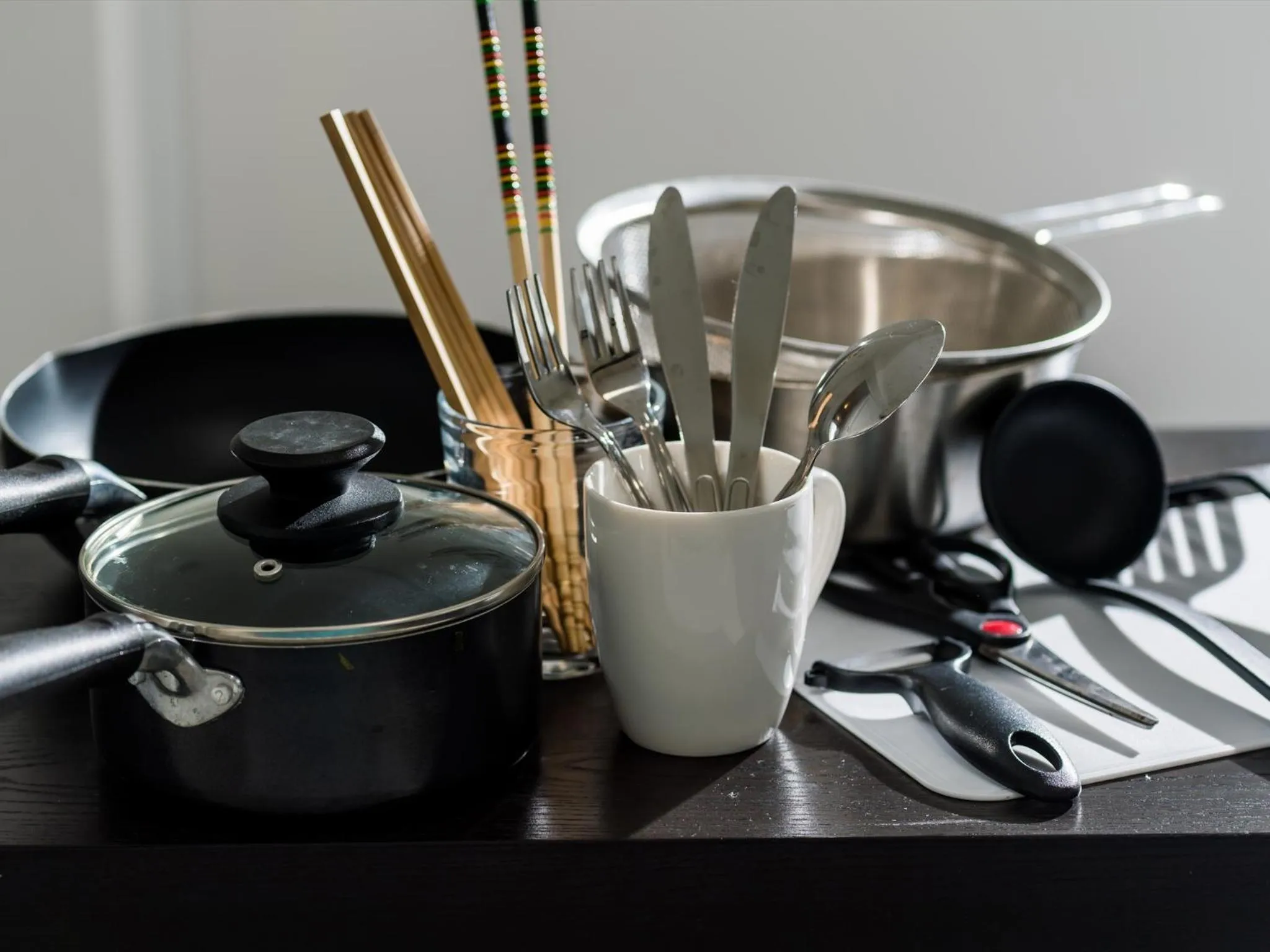 Kitchen or kitchenette in Hotel Tomas Nago