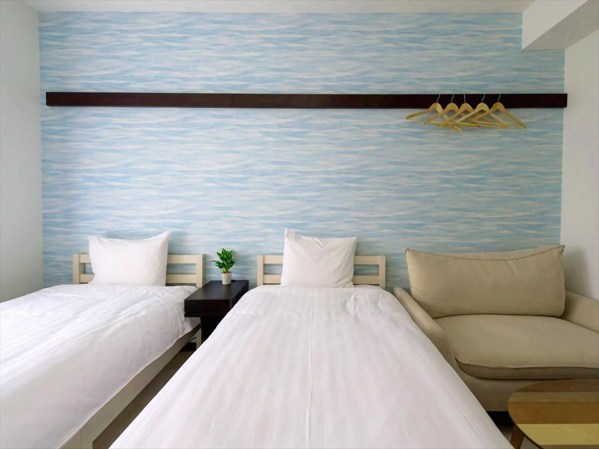 Bed in Hotel Tomas Nago