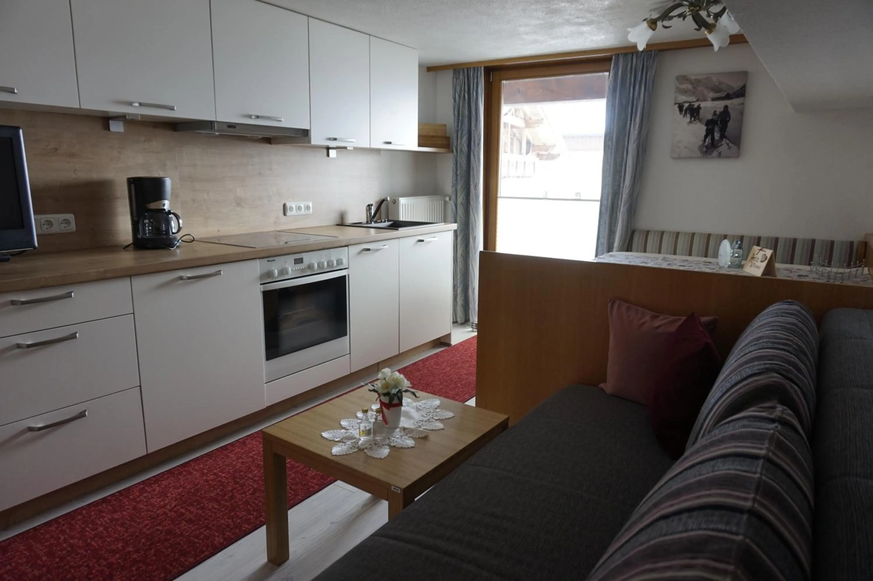 Kitchen or kitchenette in Ferienwohnungen Durst Roswitha