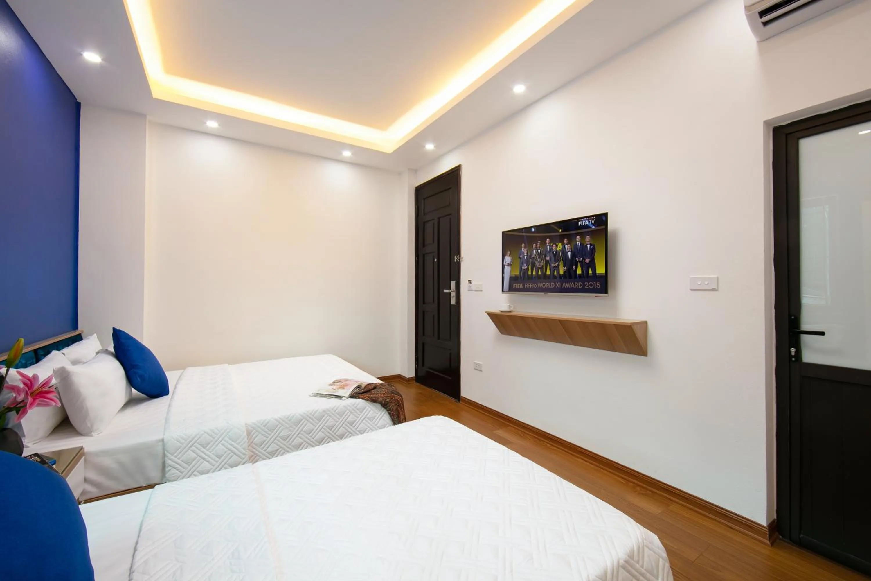 Bedroom, Bed in Hanoi Golden Hotel