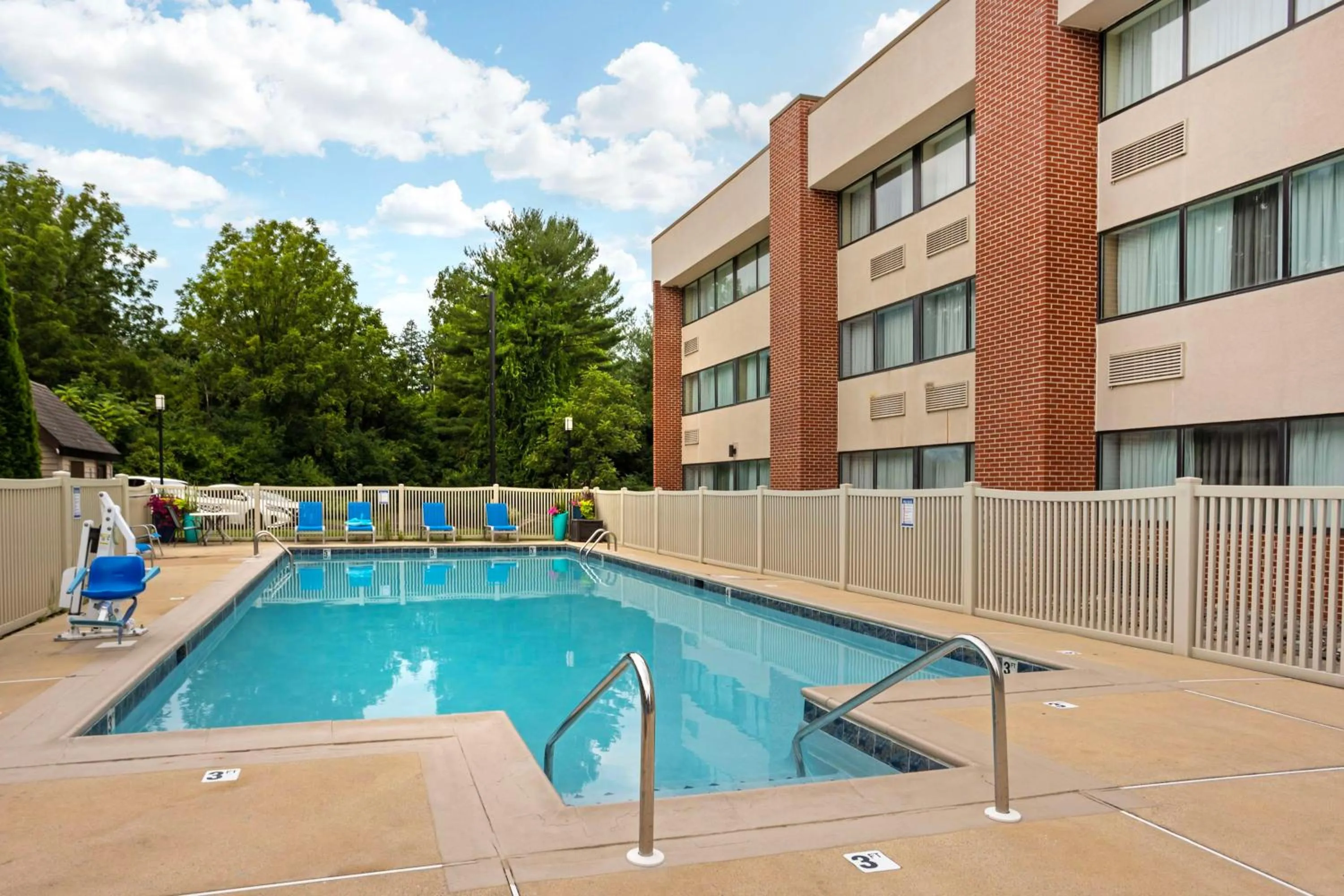 Pool view in Best Western Plus Reading Inn & Suites