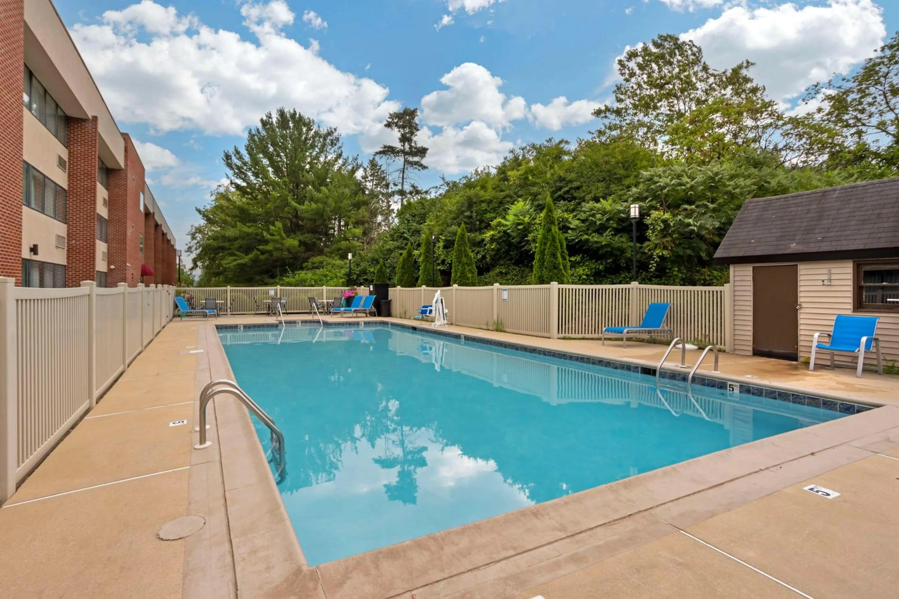 Pool view in Best Western Plus Reading Inn & Suites
