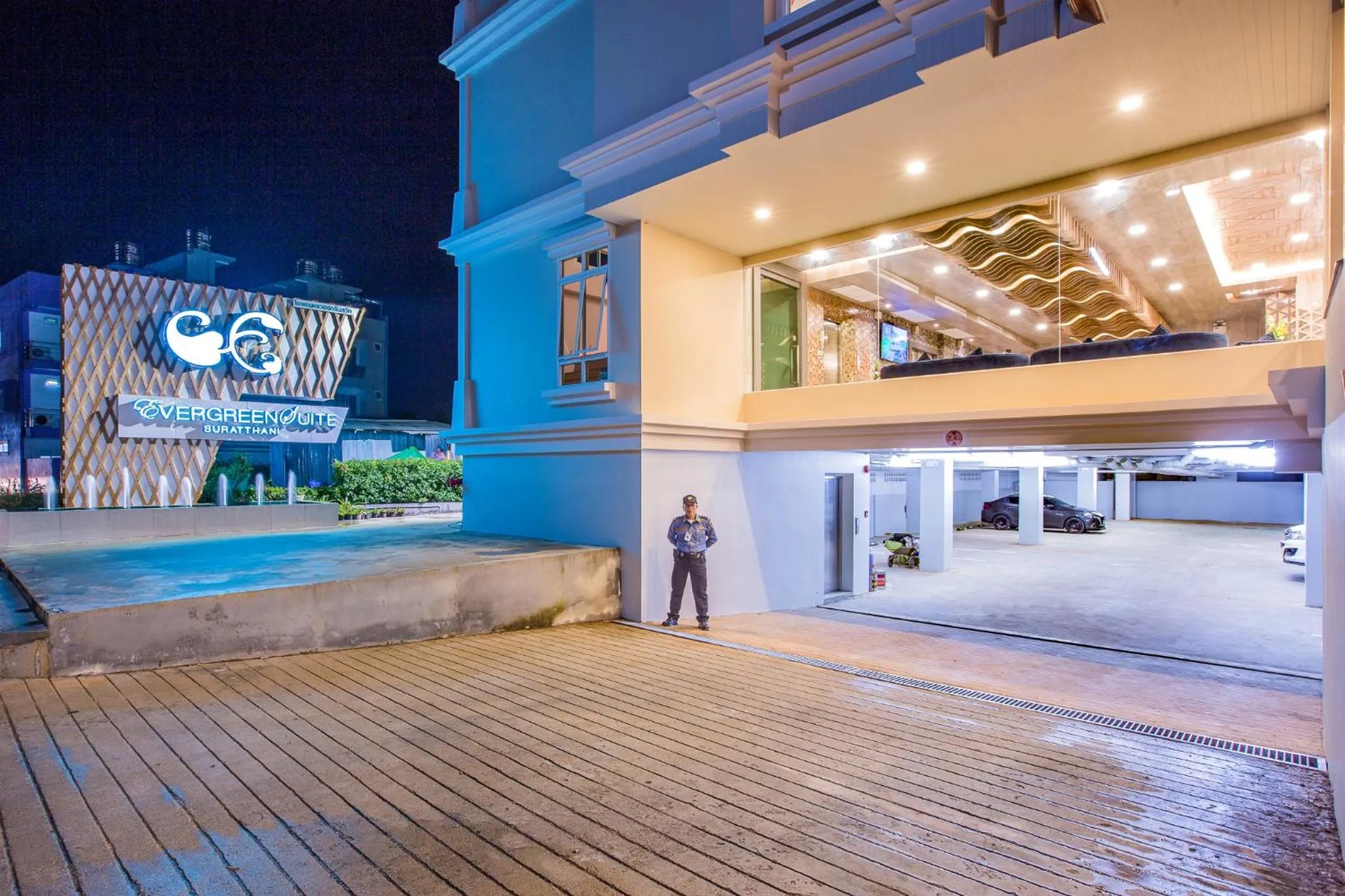 Property building in Evergreen Suite Hotel