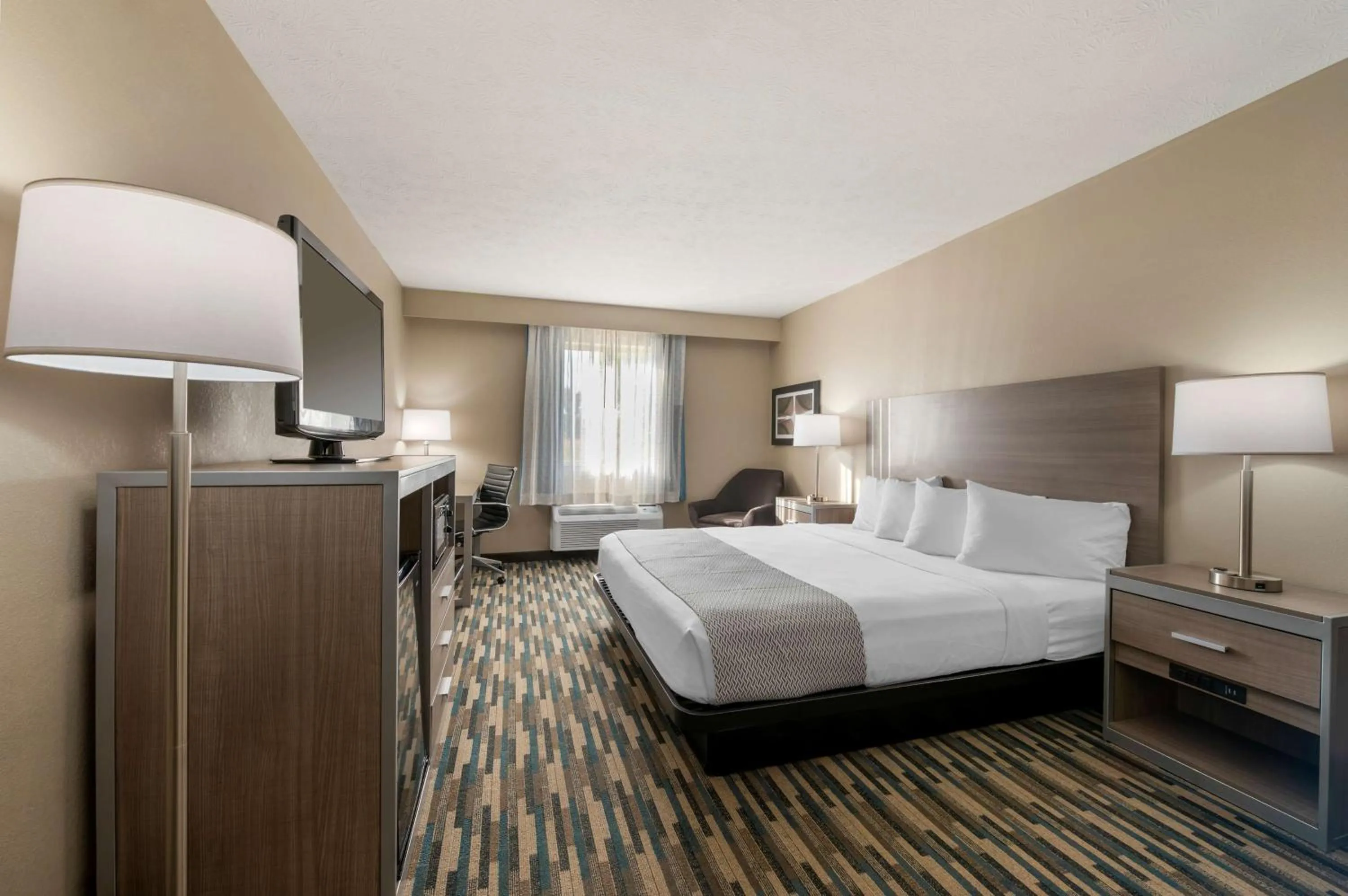 Bedroom, Bed in Best Western Edinburgh/Columbus