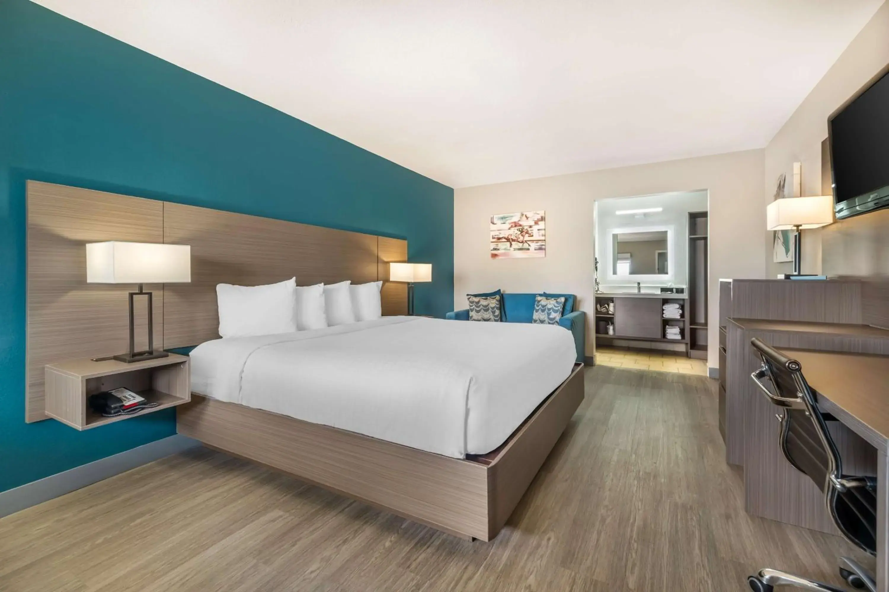 King Room with Roll-In Shower - Mobility Access in Best Western Green Tree Inn King Room with Roll-In Shower - Mobility Access in Best Western Green Tree Inn