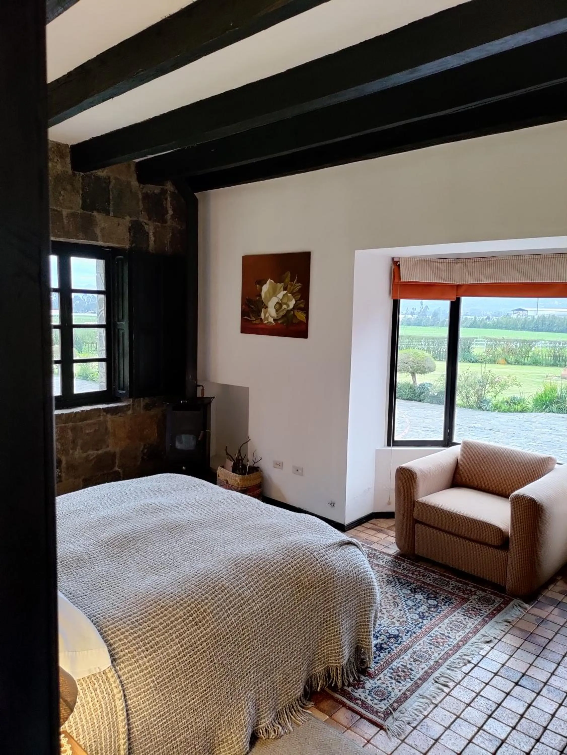 Garden view, Bed in Hacienda Hato Verde