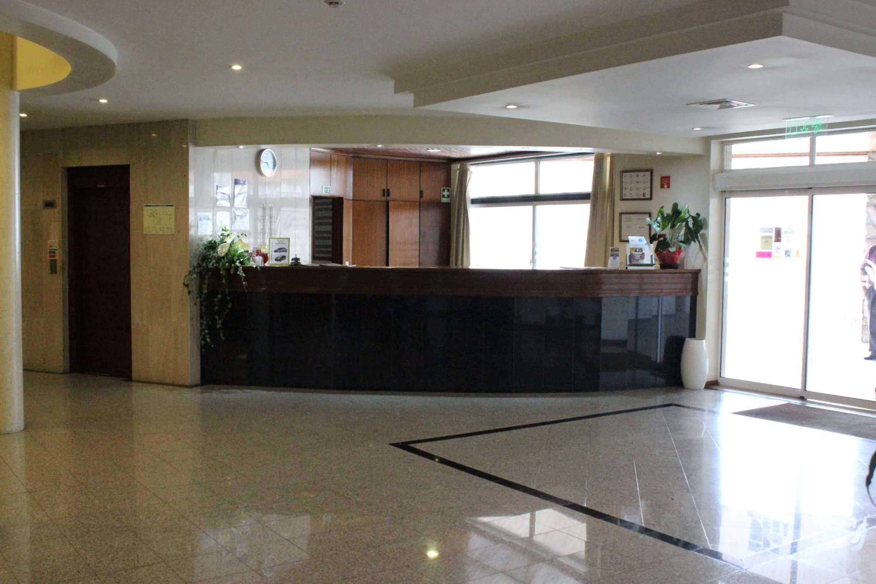 Lobby or reception in Hotel Santa Maria