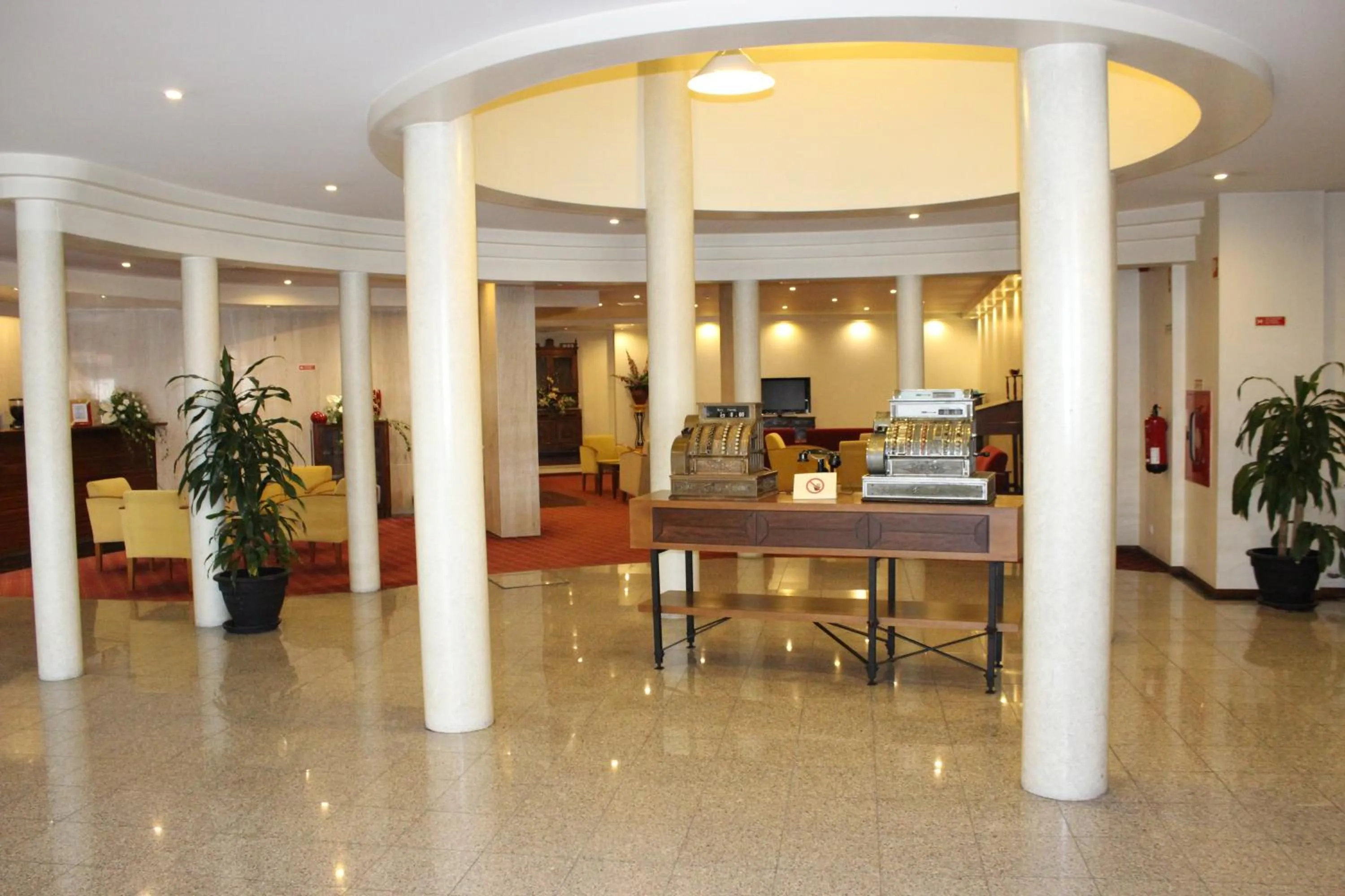 Lobby or reception in Hotel Santa Maria