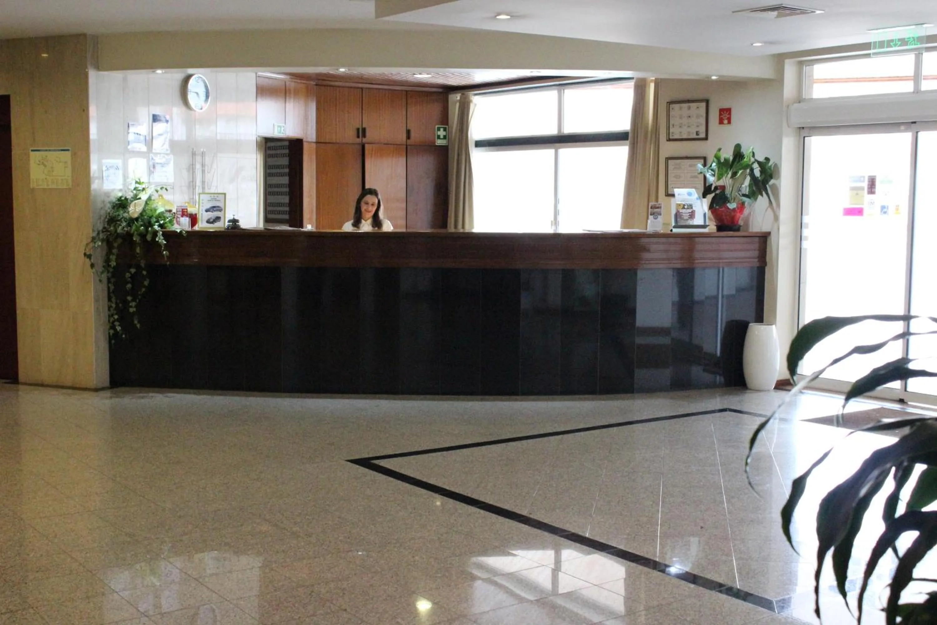 Lobby or reception in Hotel Santa Maria