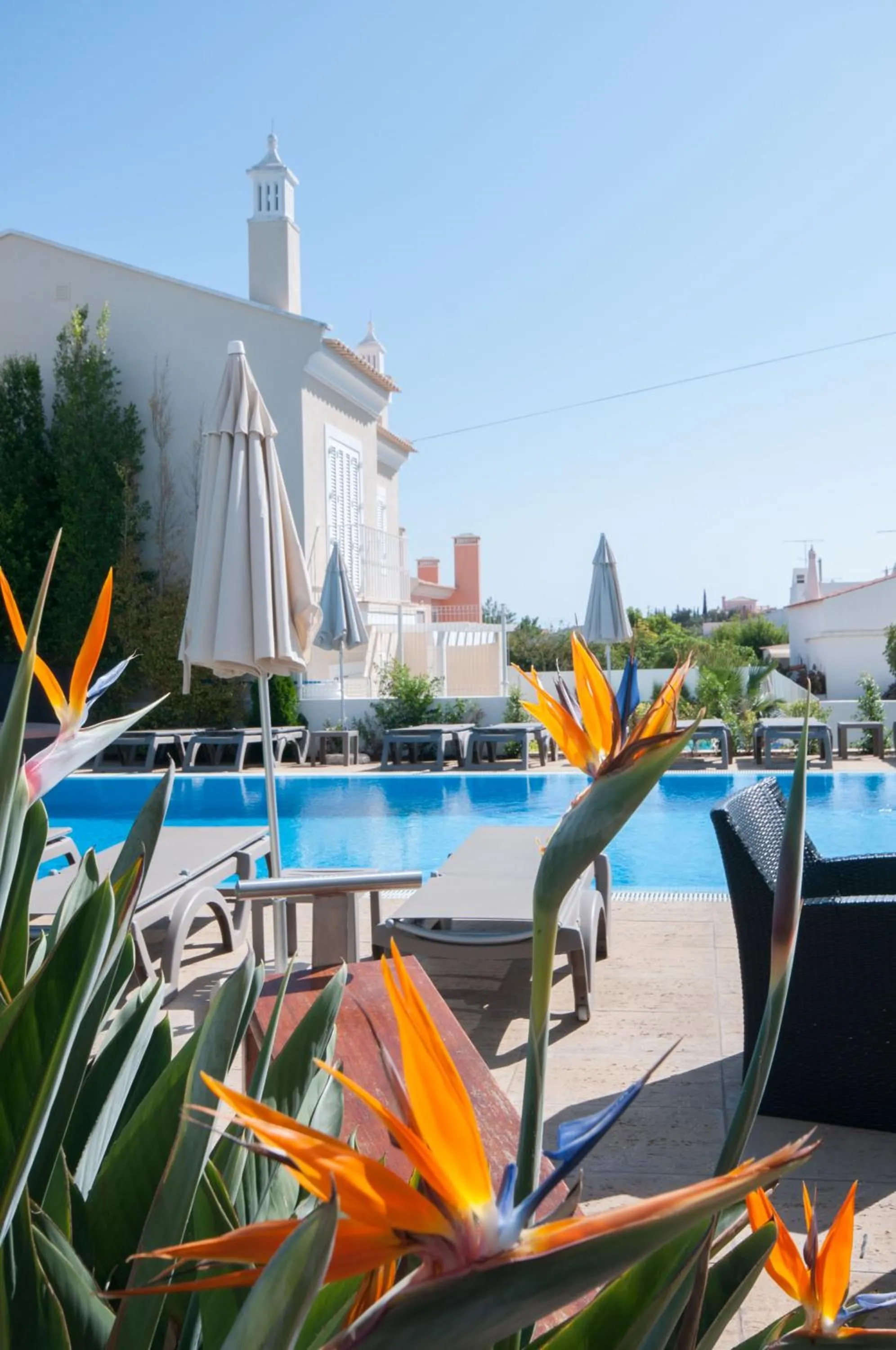 Pool view in Hotel Sao Sebastiao de Boliqueime