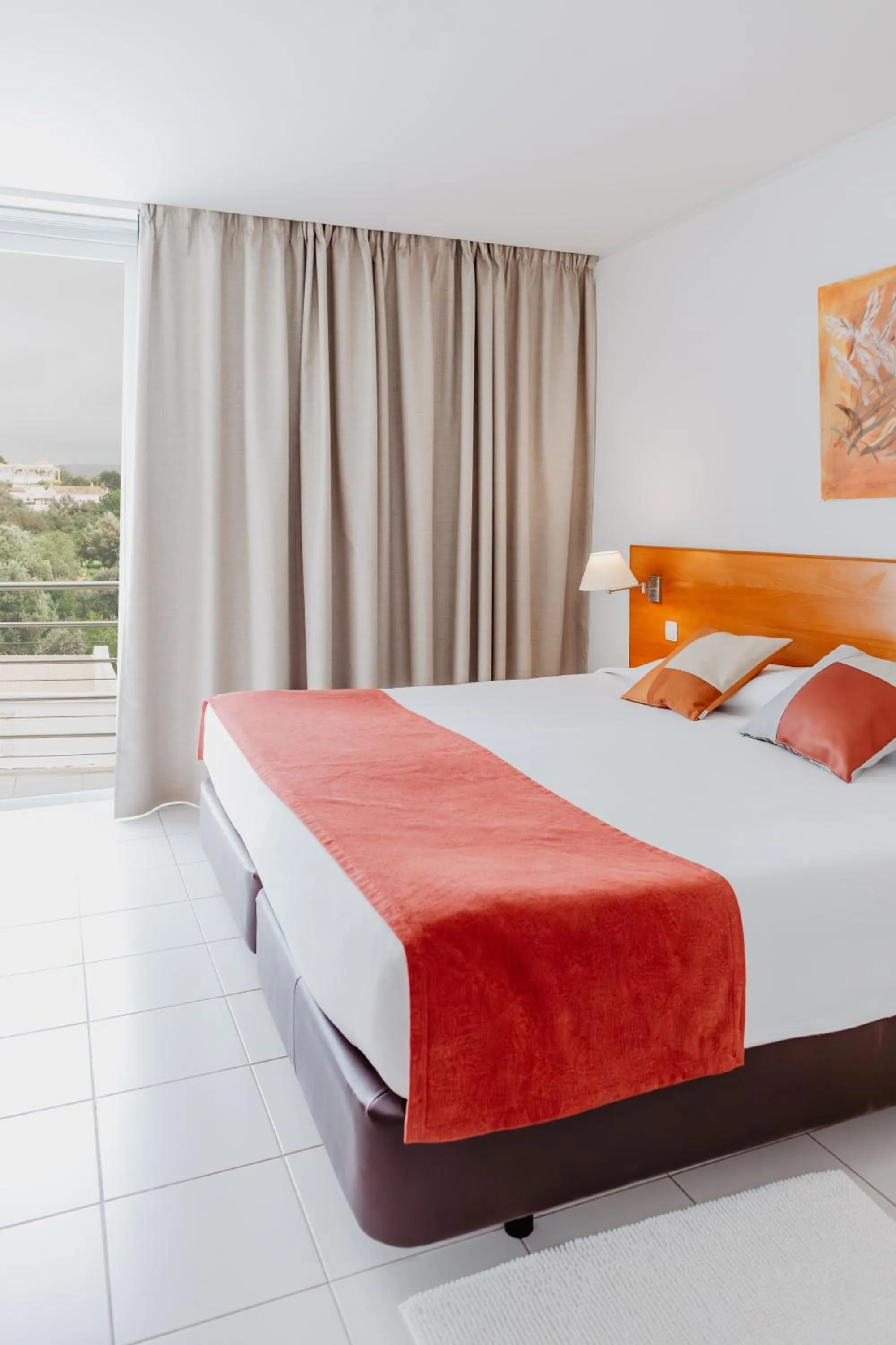 Bed in Hotel Sao Sebastiao de Boliqueime