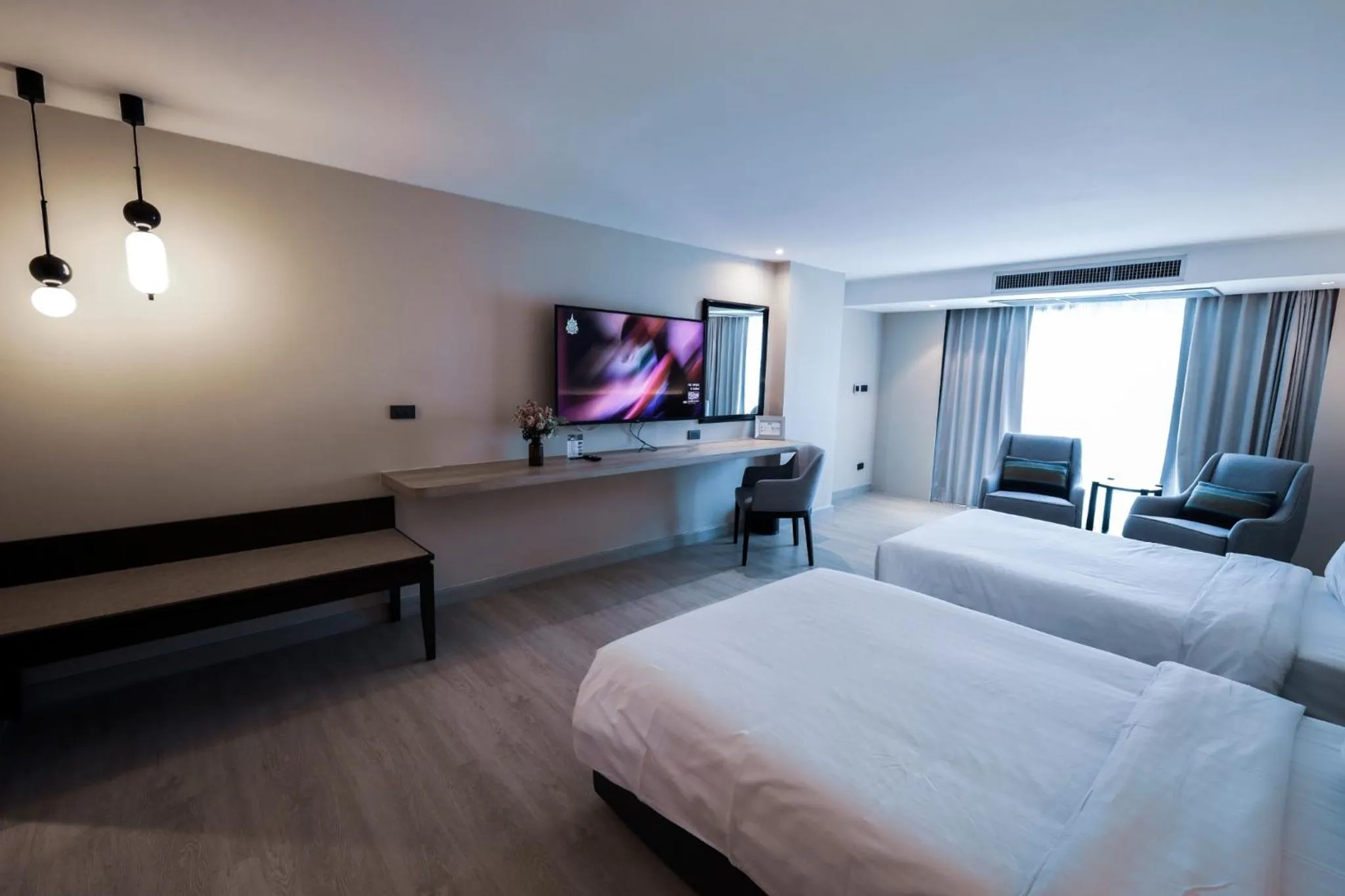 Bed in Alpine Golf Resort Chiang Mai