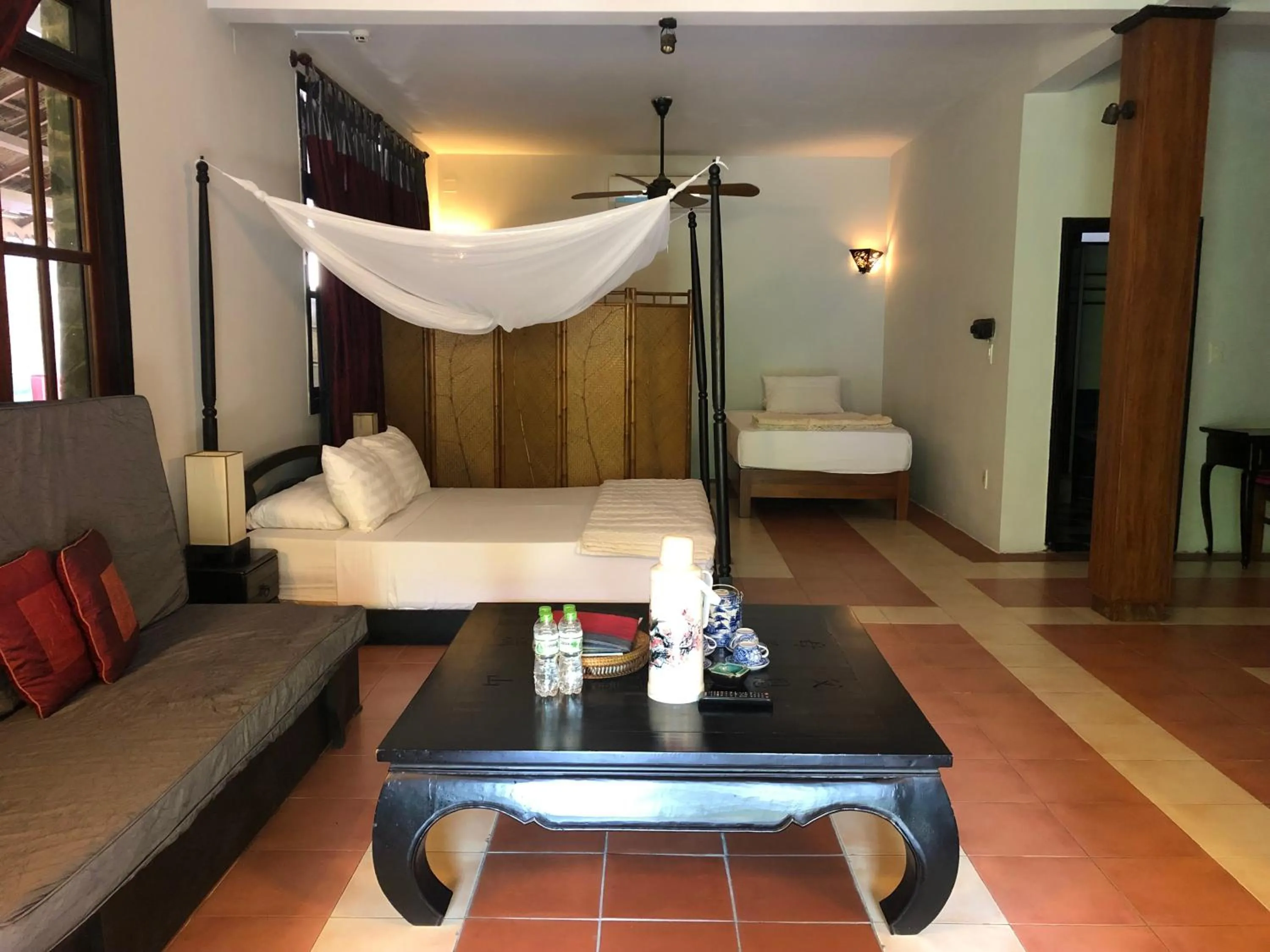 Living room, Bed in Full Moon Beach Resort