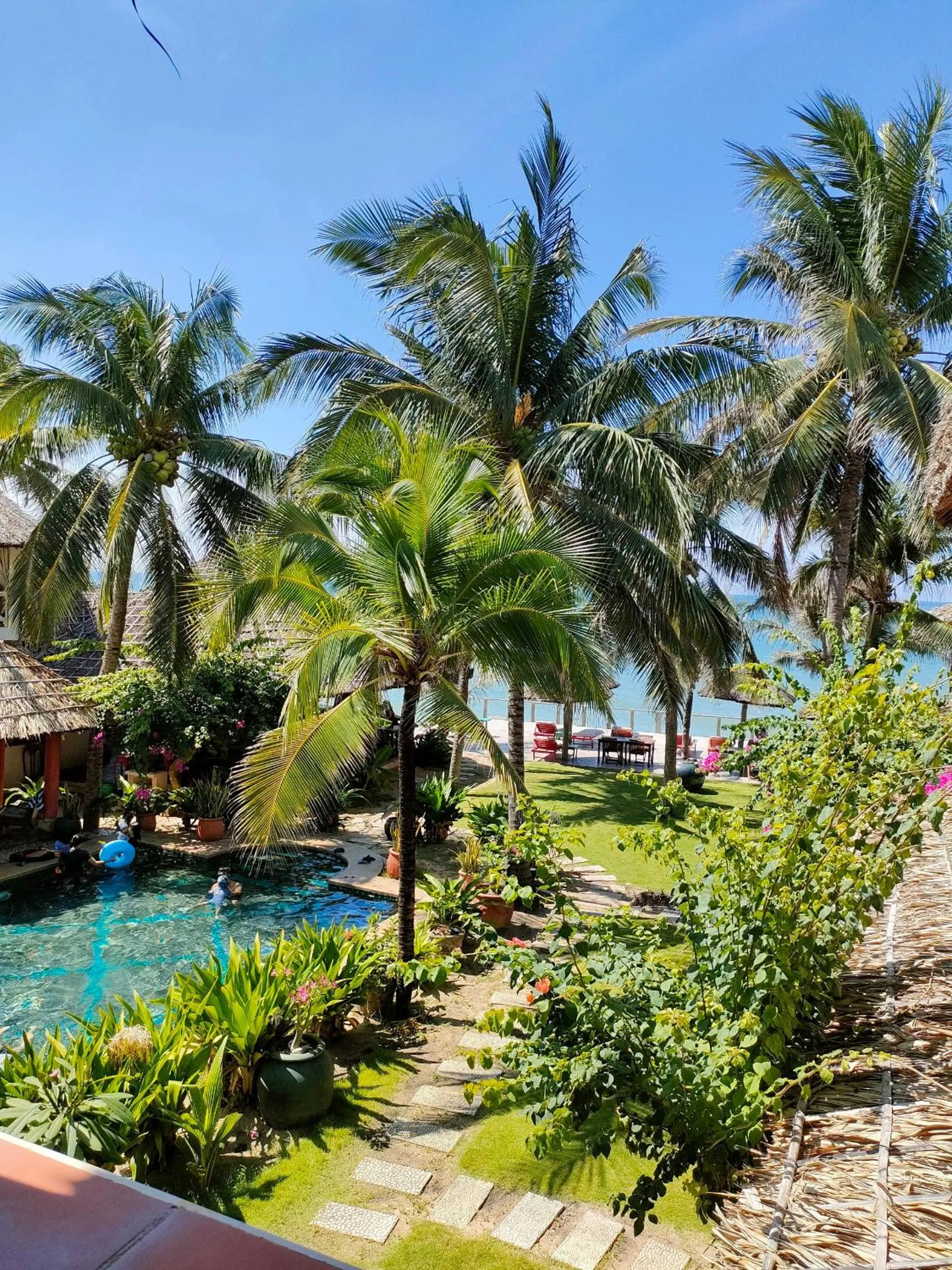 Pool view in Full Moon Beach Resort