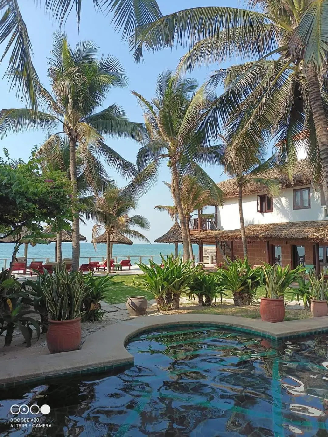 Pool view in Full Moon Beach Resort
