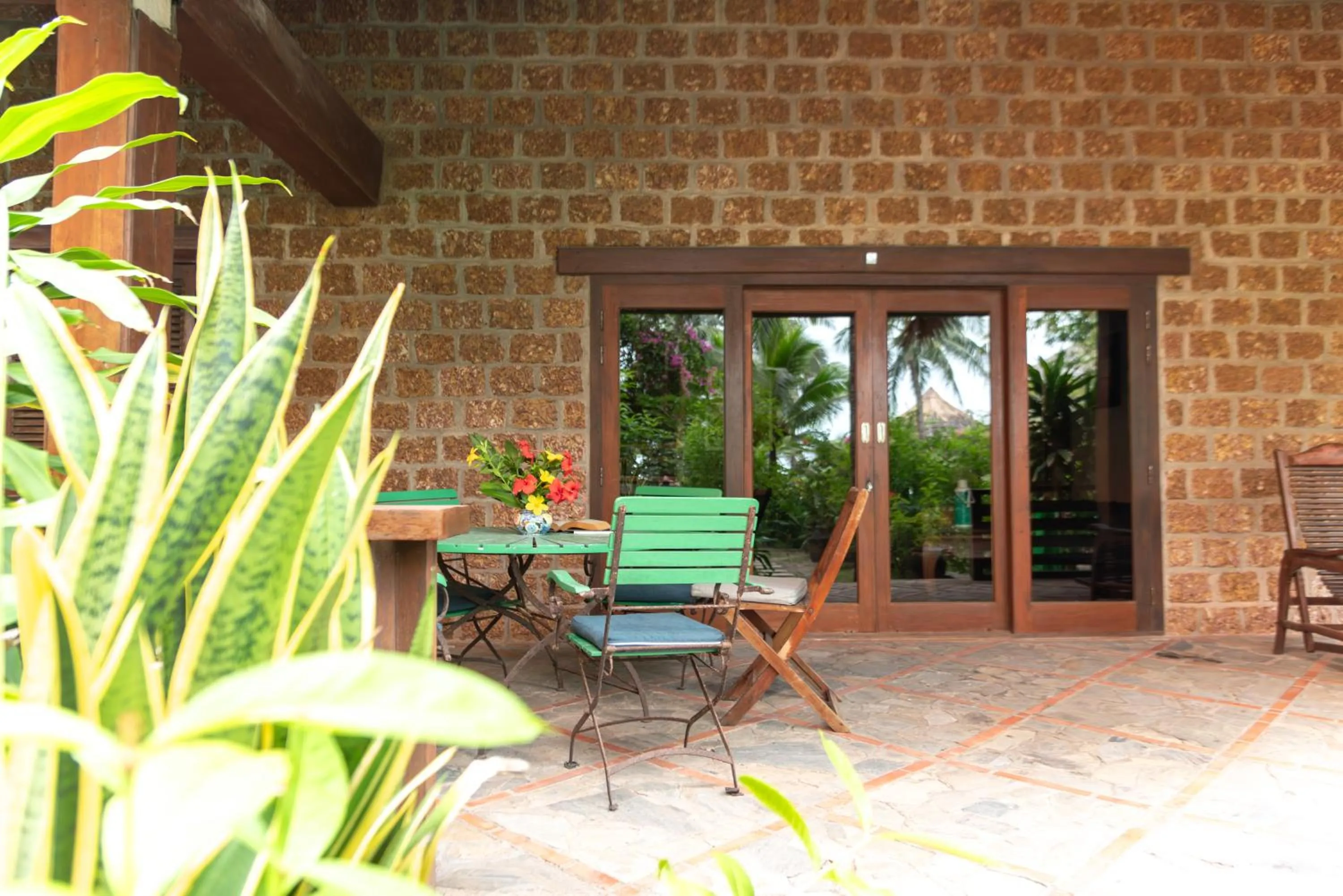 Seating area in Full Moon Beach Resort