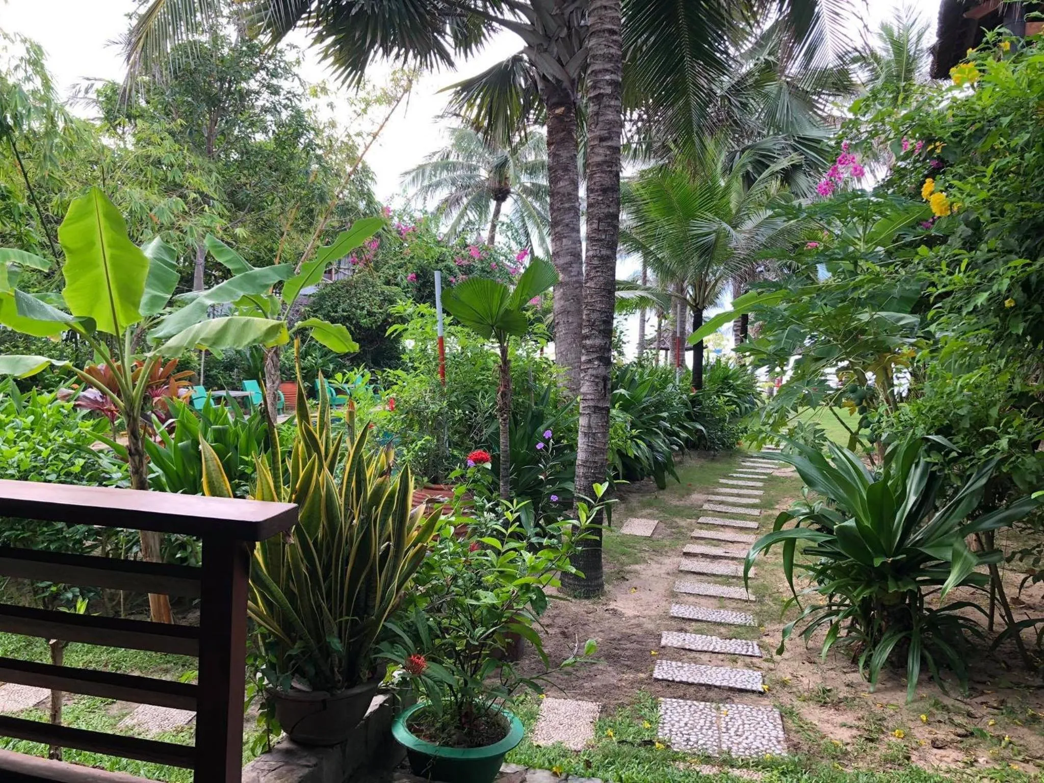 Garden in Full Moon Beach Resort