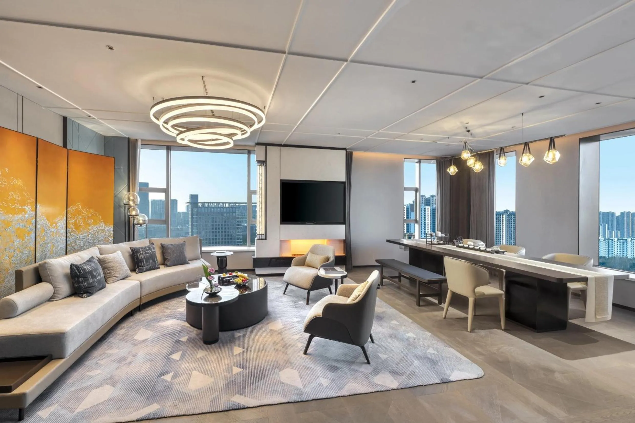 Photo of the whole room in Crowne Plaza Rugao