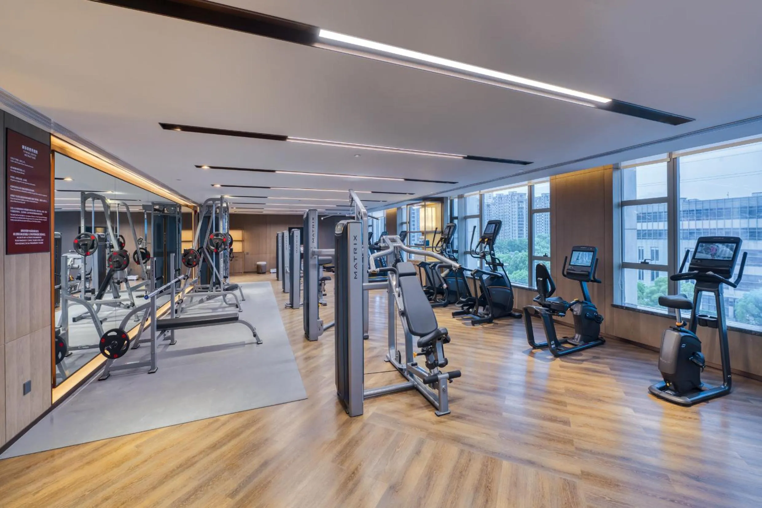 Fitness centre/facilities in Crowne Plaza Rugao