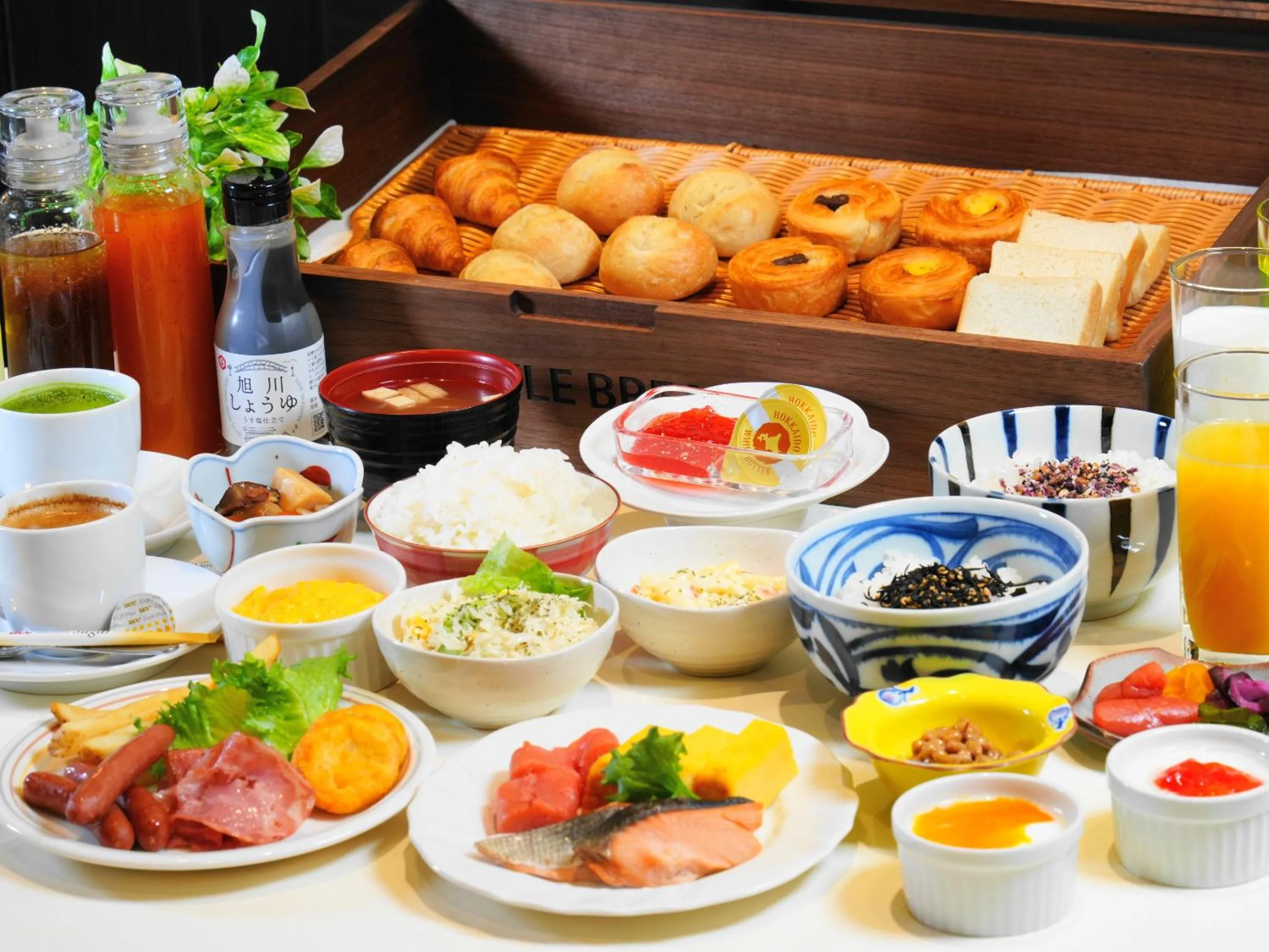 Breakfast in Asahikawa Sun Hotel