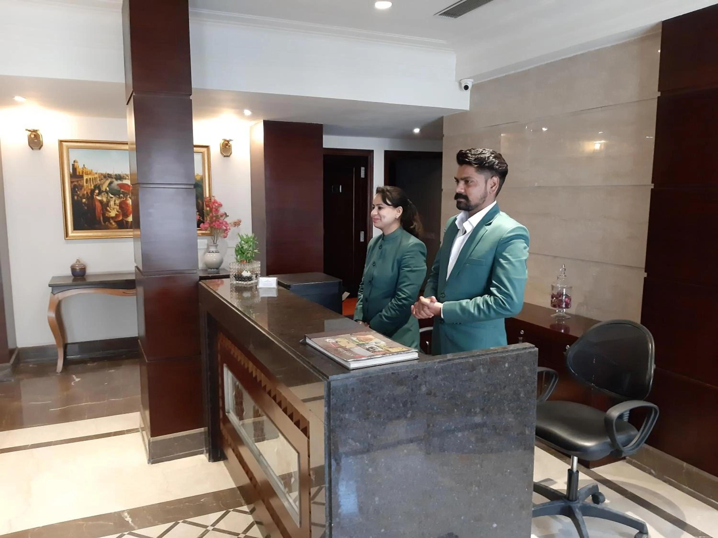 Staff in Hotel Golden Tower Near Heritage Street