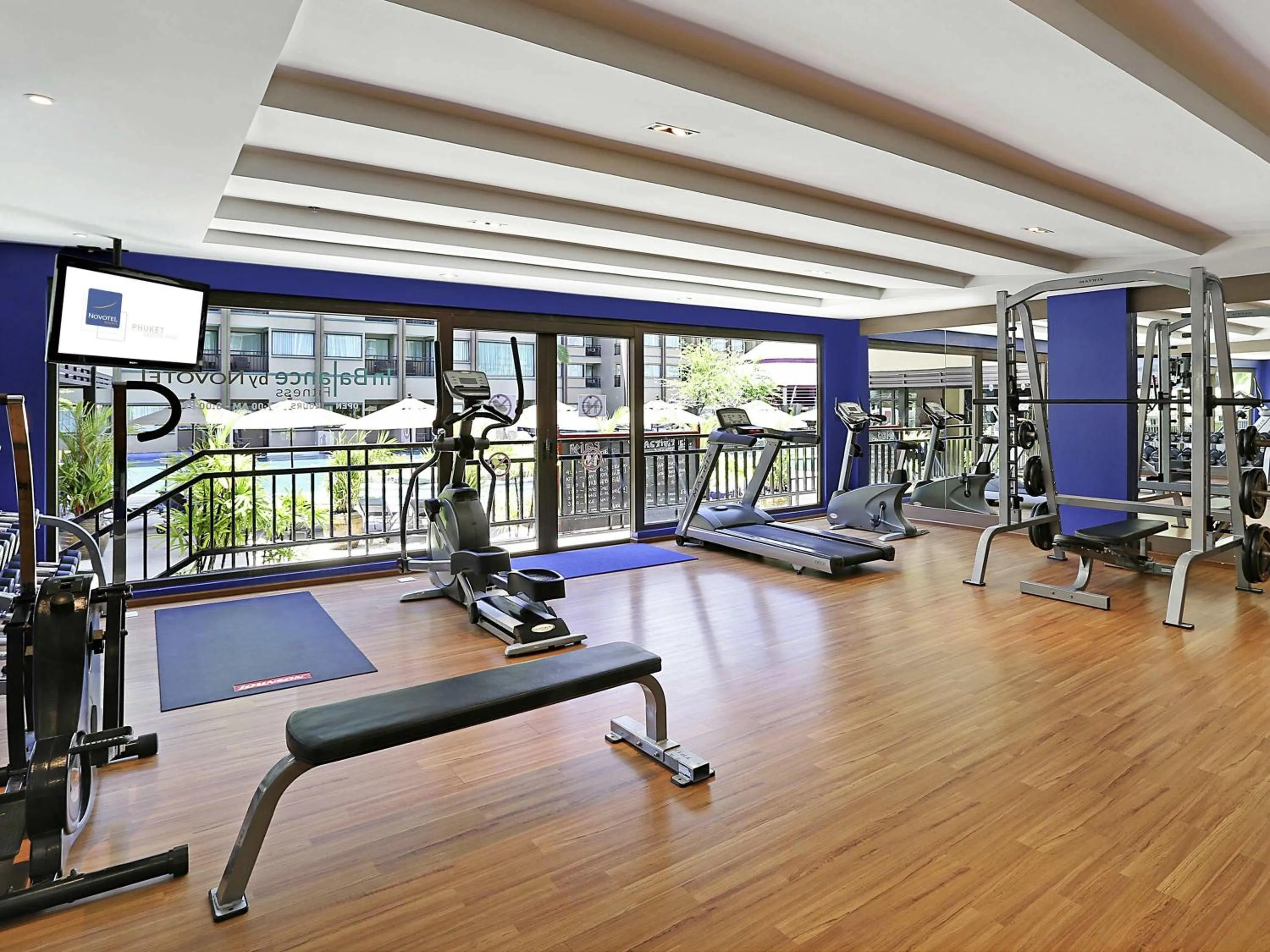 Fitness centre/facilities in Novotel Phuket Vintage Park Resort