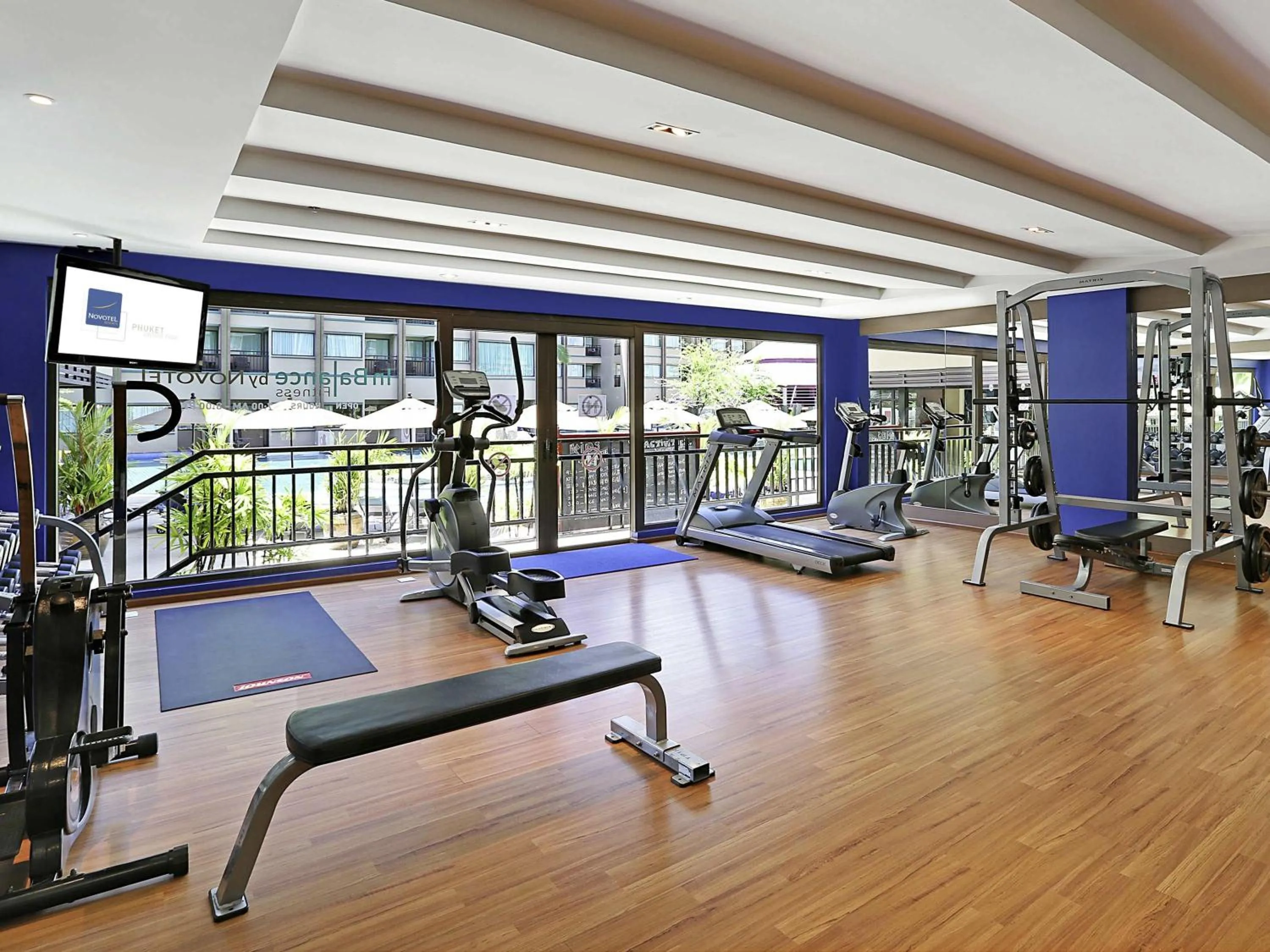 Fitness centre/facilities in Novotel Phuket Vintage Park Resort