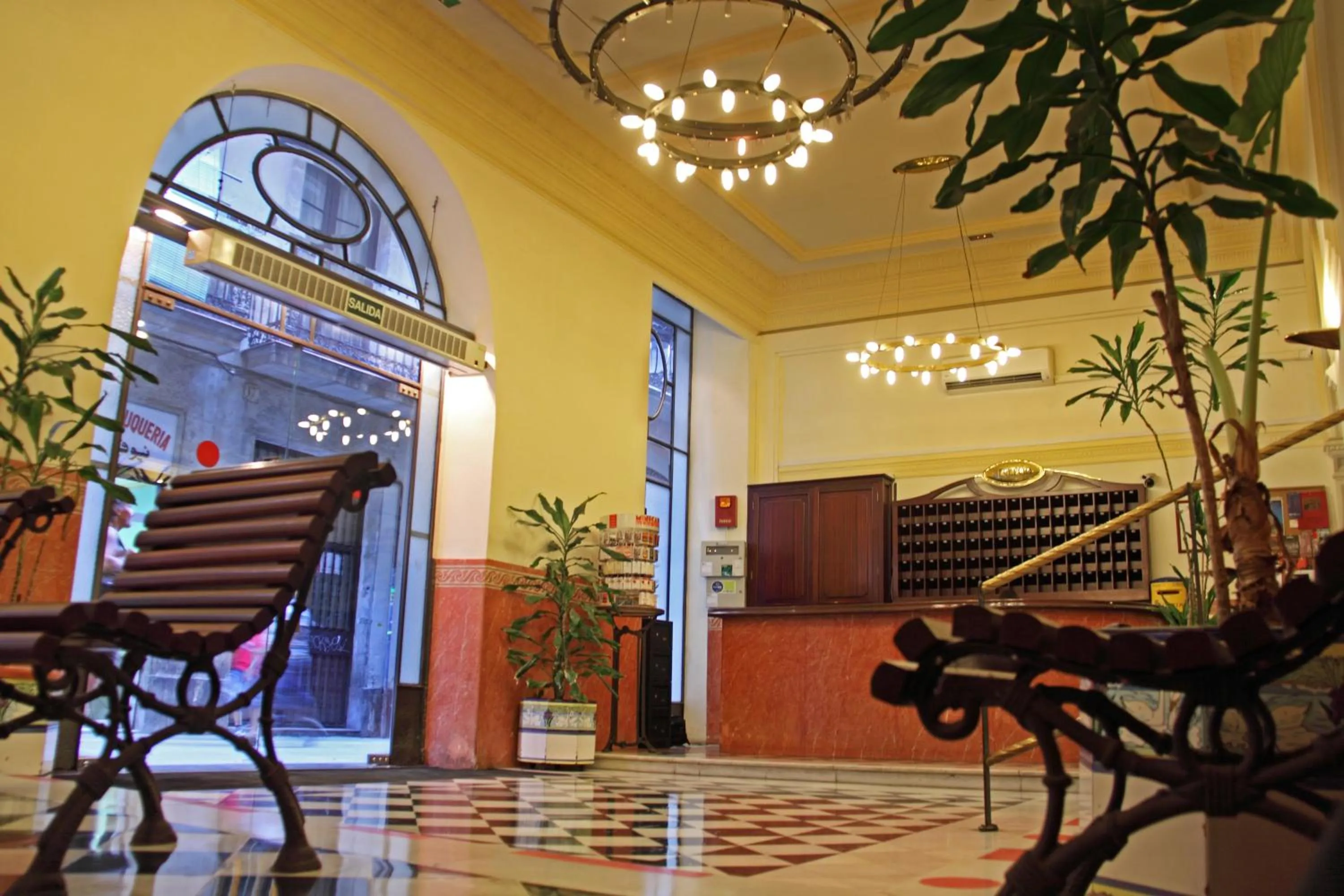 Lobby or reception in Hotel Peninsular