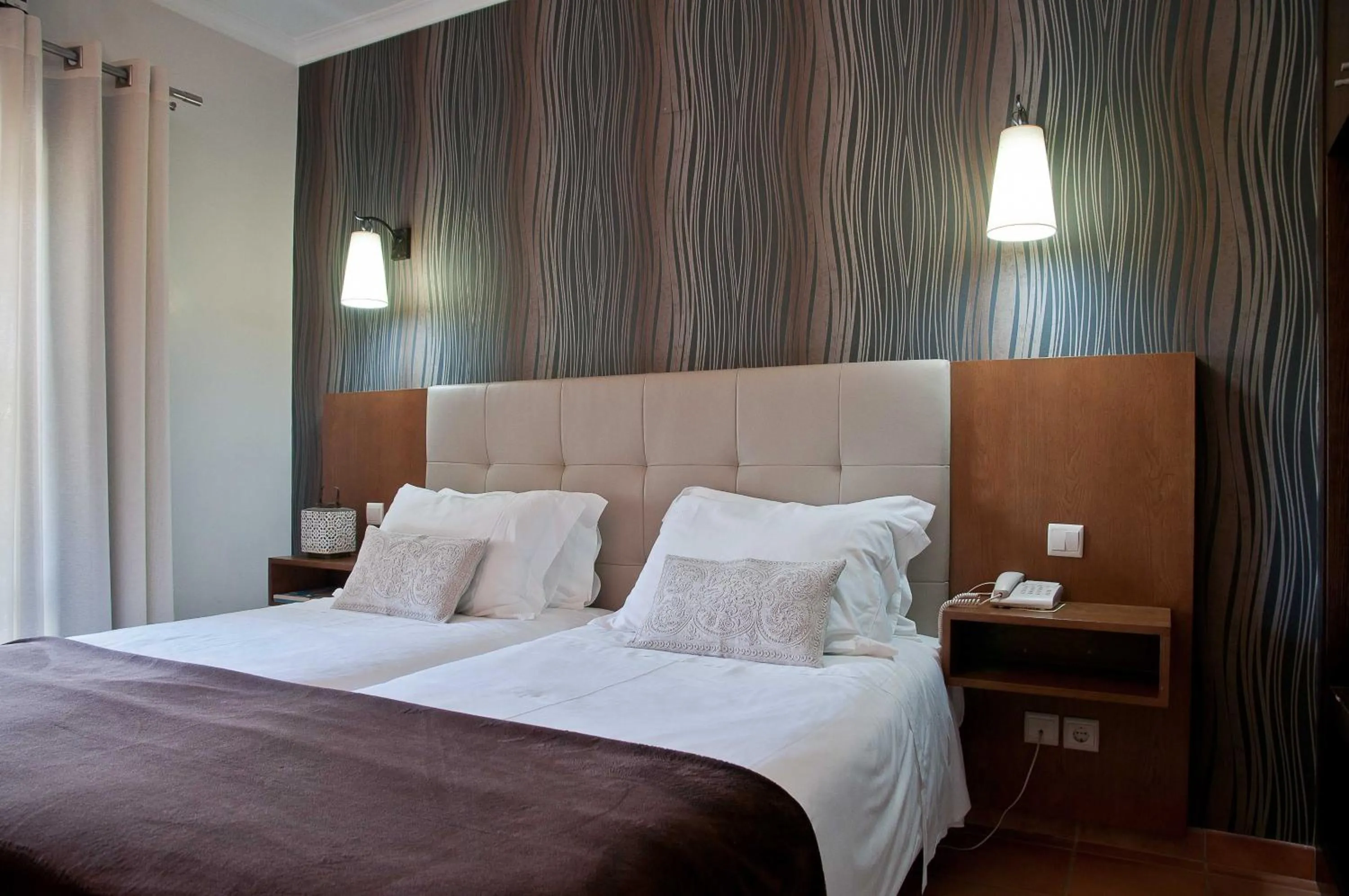 Bed in Hotel Parque das Laranjeiras