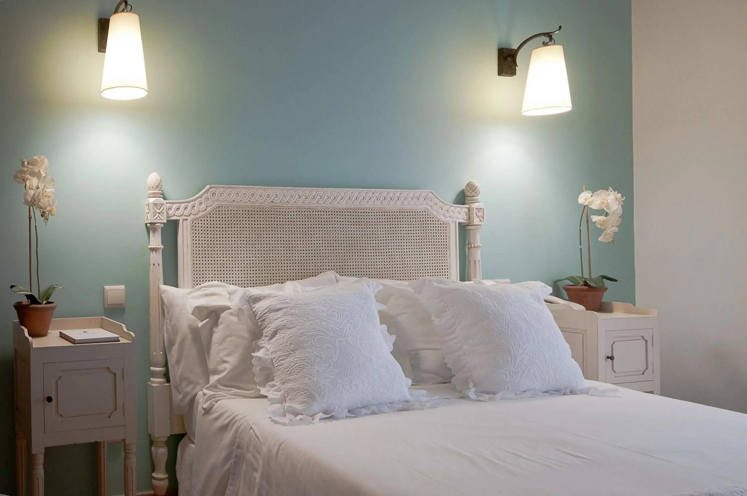 Decorative detail, Bed in Hotel Parque das Laranjeiras