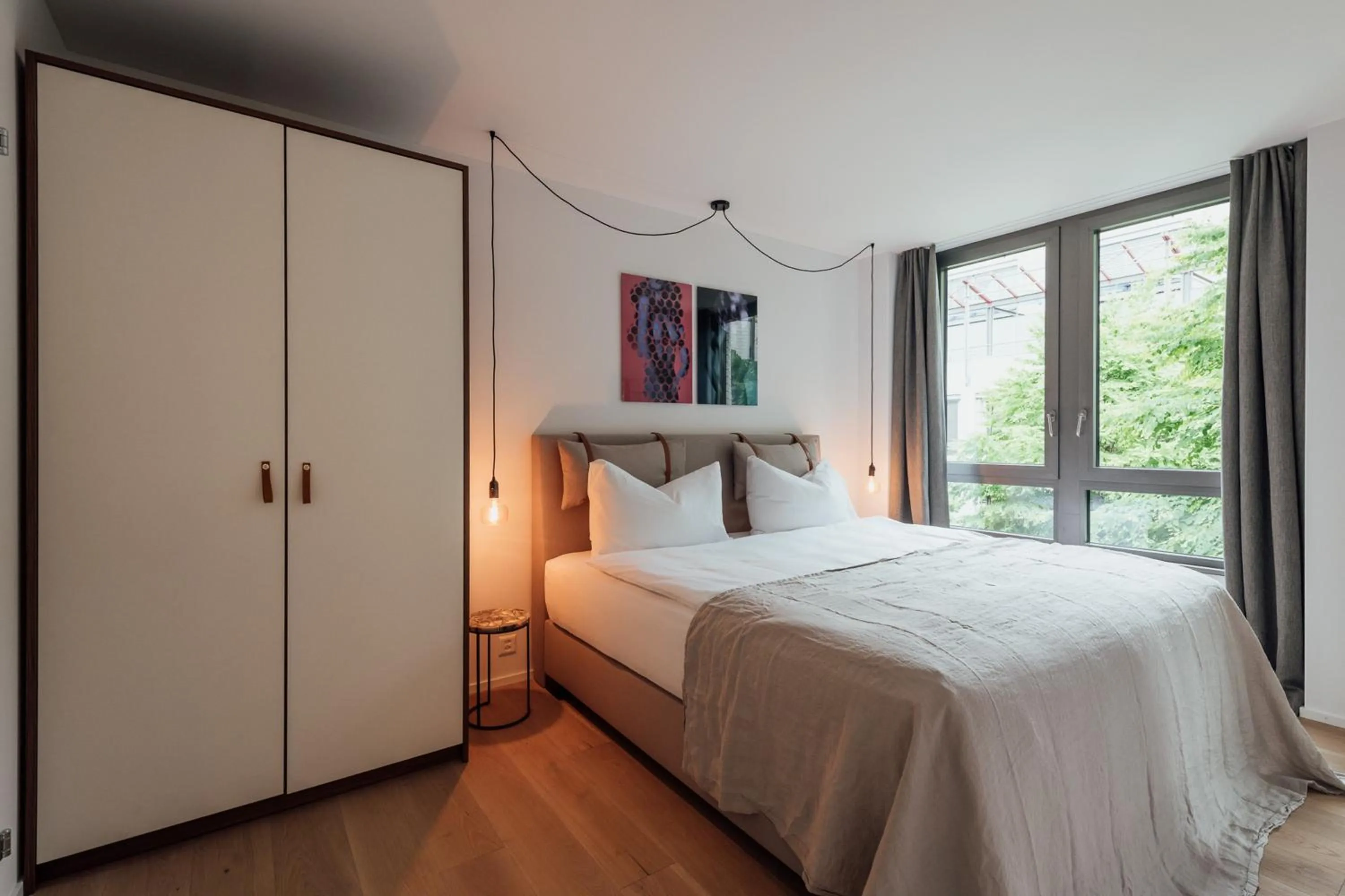 View (from property/room), Bed in Gubelhof Suites