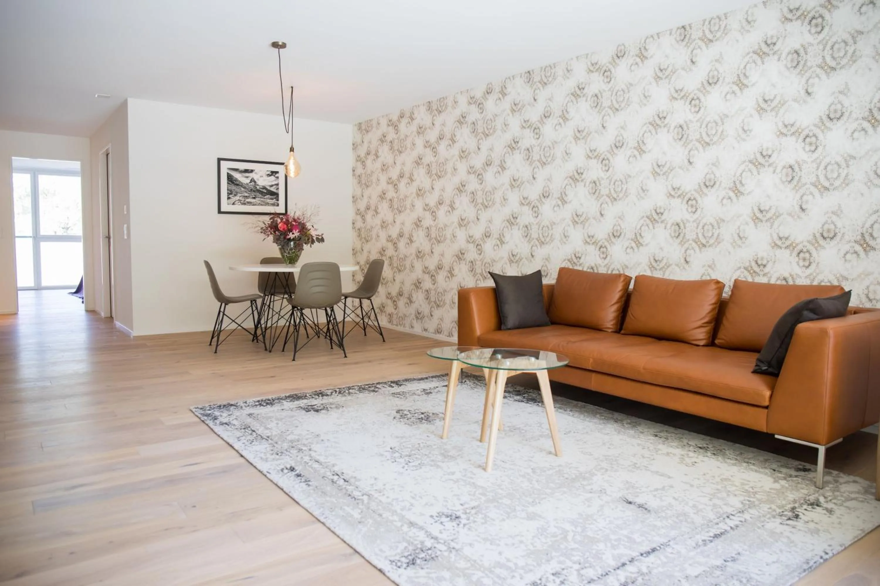 Living room in Gubelhof Suites