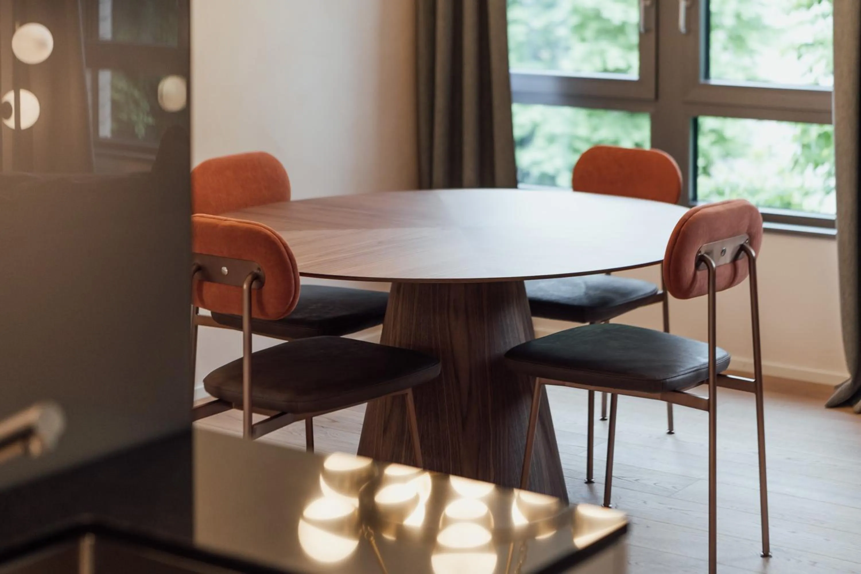 Dining area in Gubelhof Suites