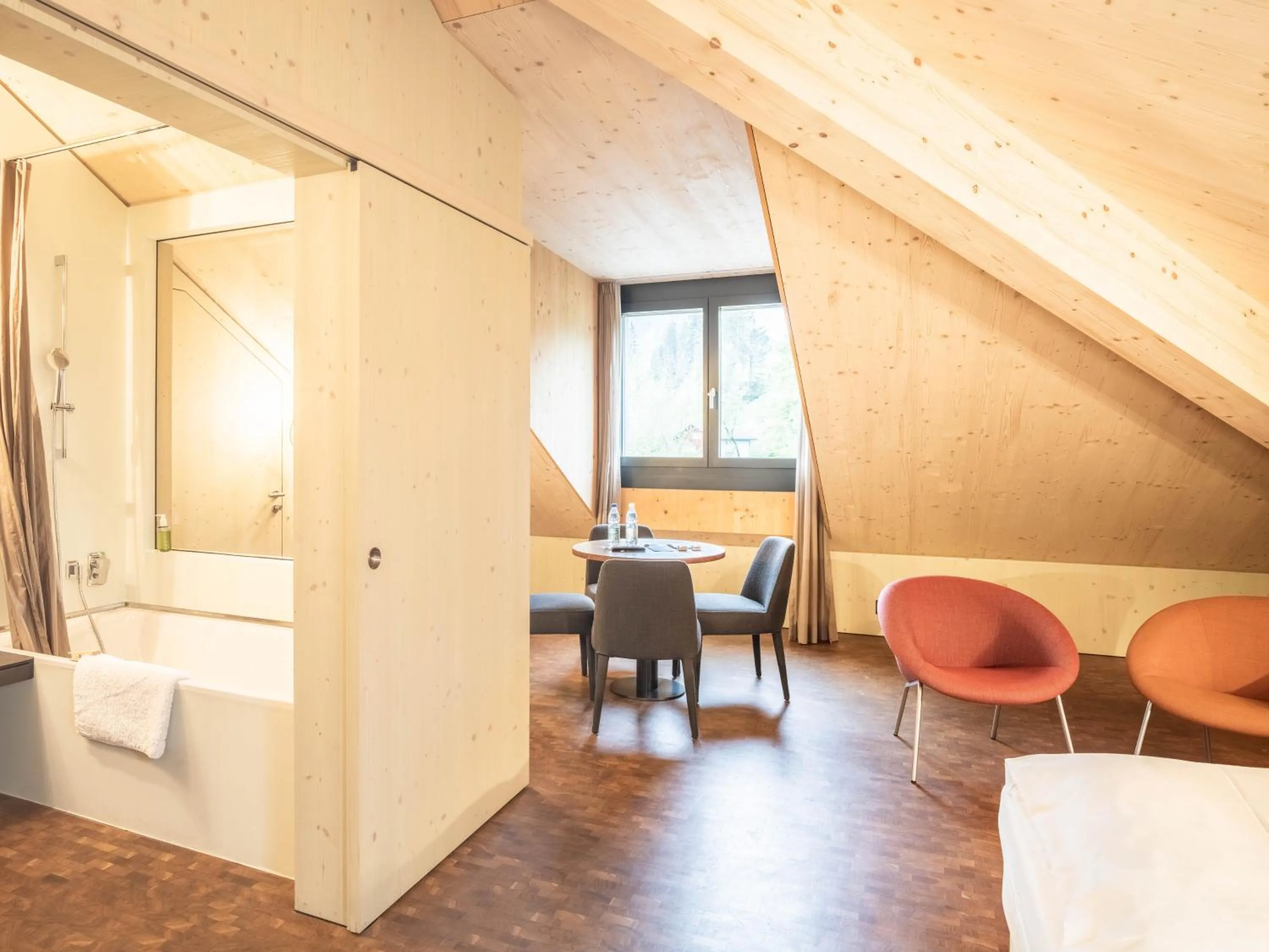 Bed in Lodge Hof Weissbad