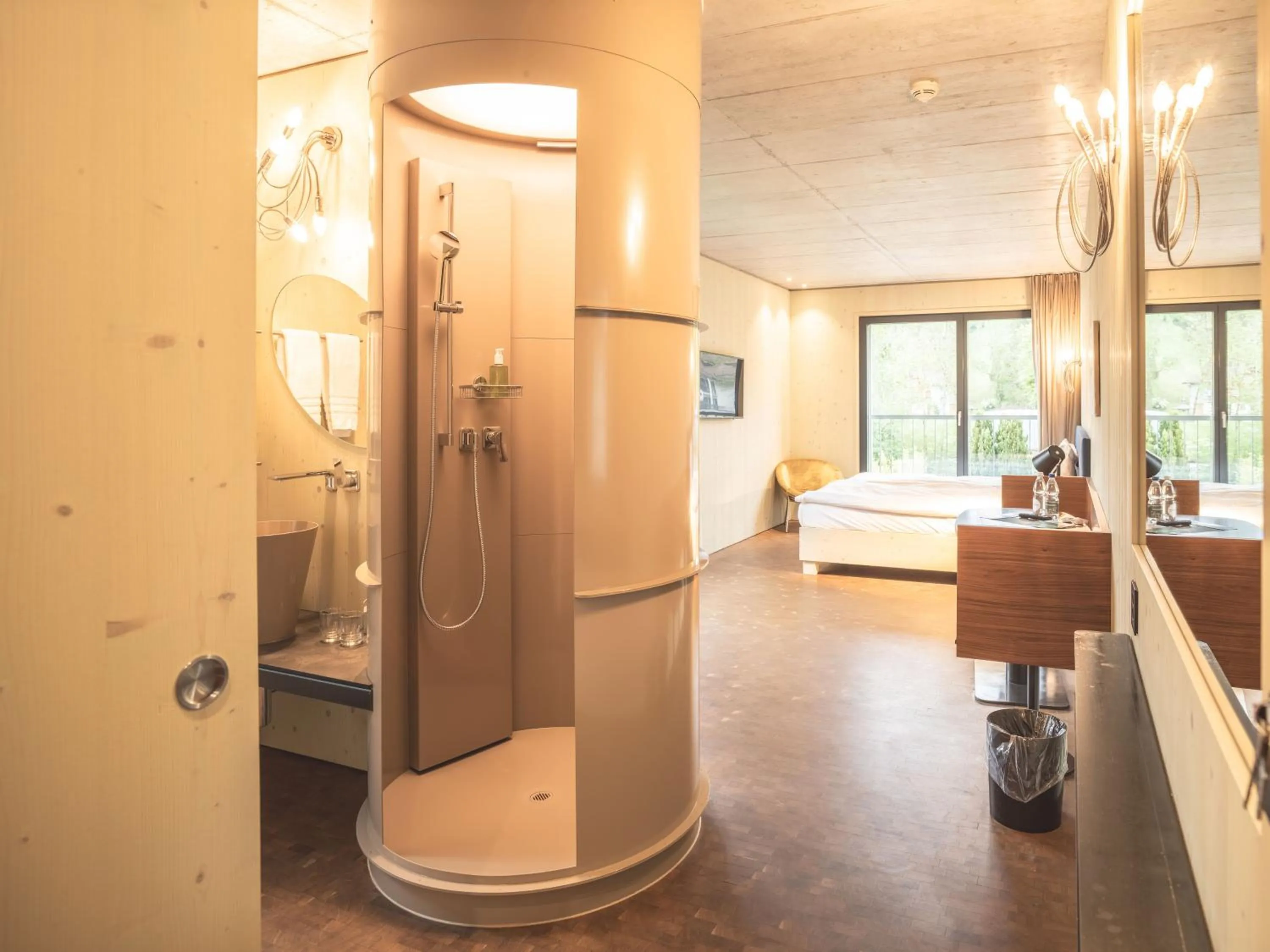 Shower in Lodge Hof Weissbad