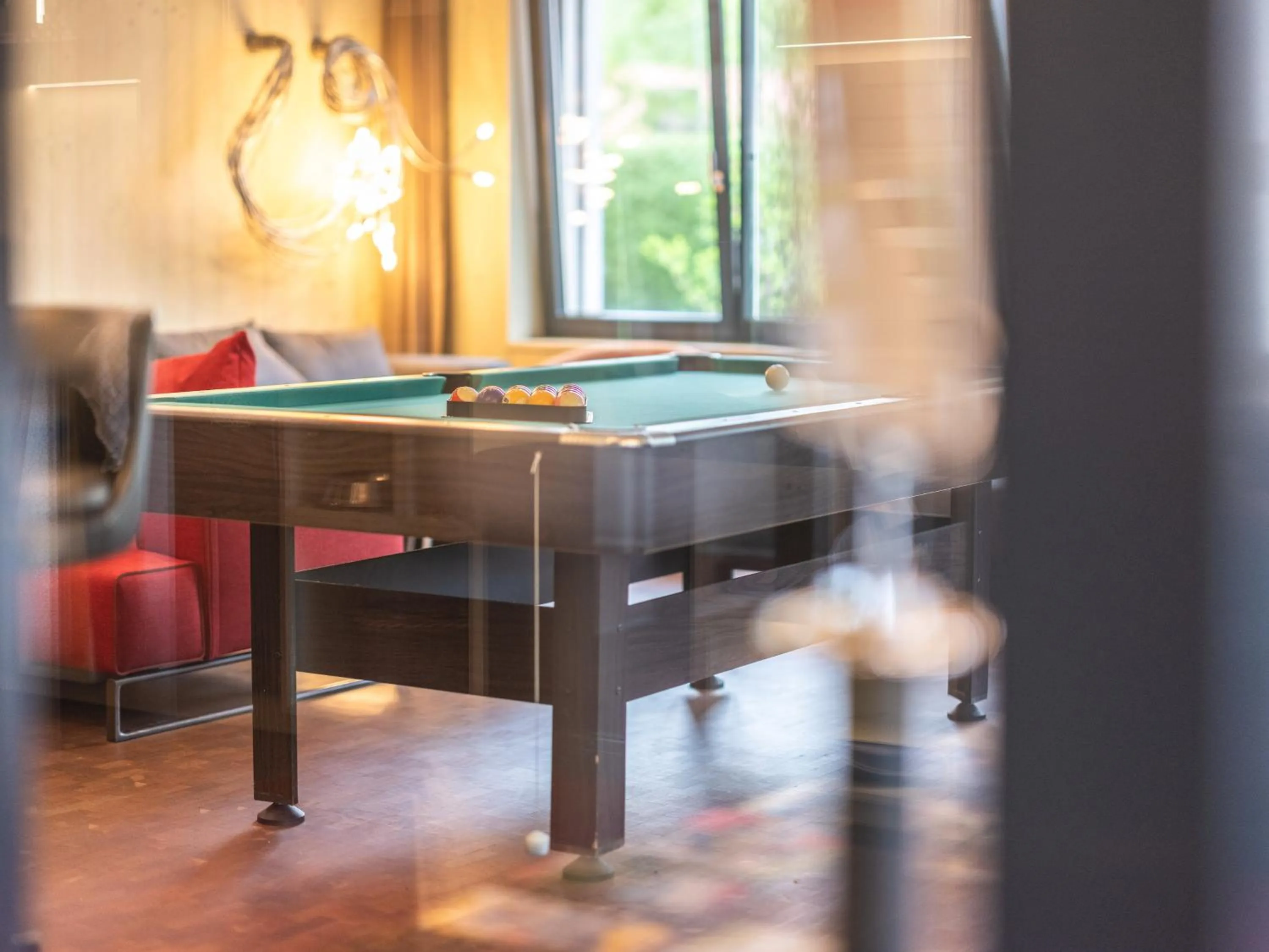 Billiard in Lodge Hof Weissbad
