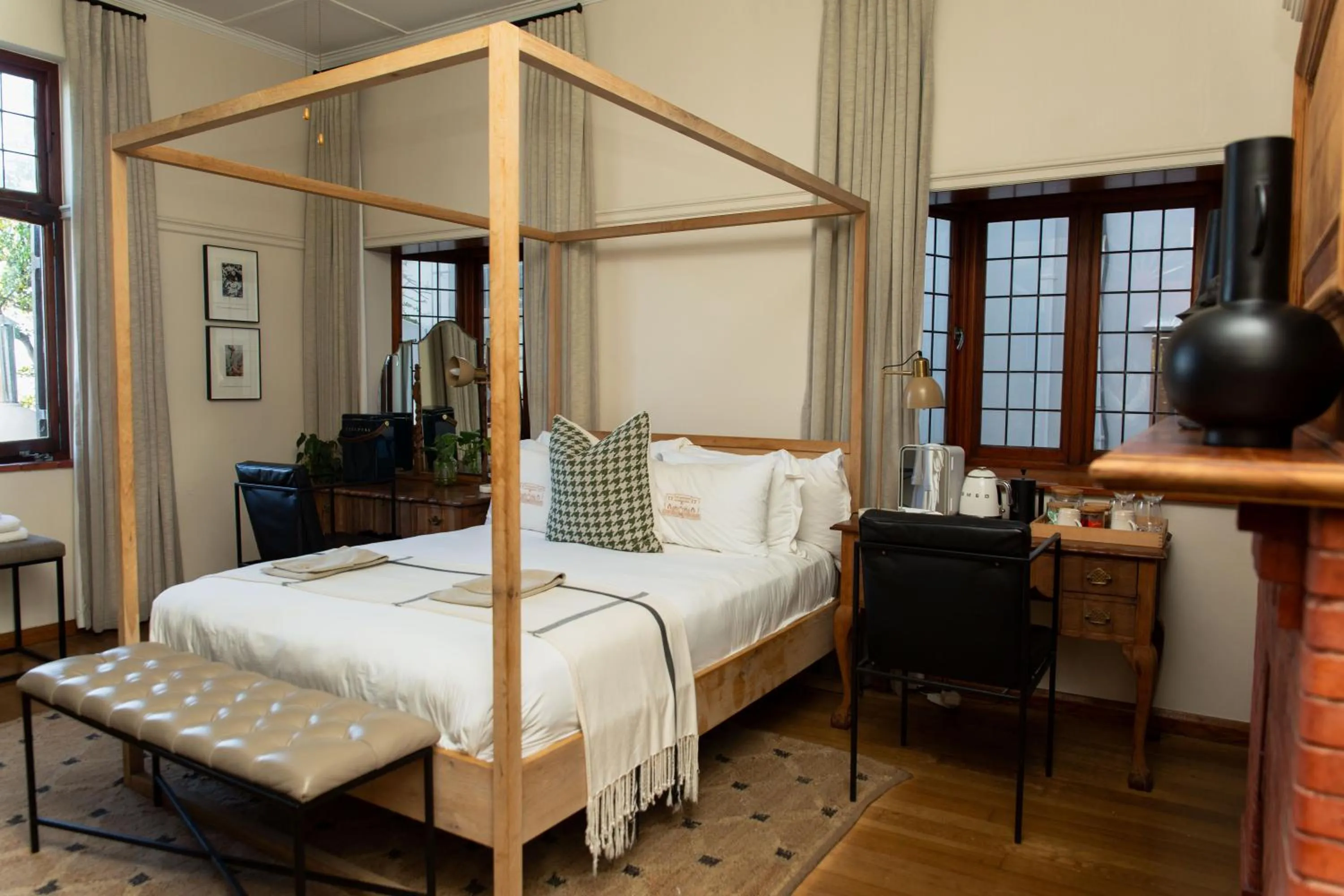 Bed in Sonnekus Boutique Hotel & Bistro