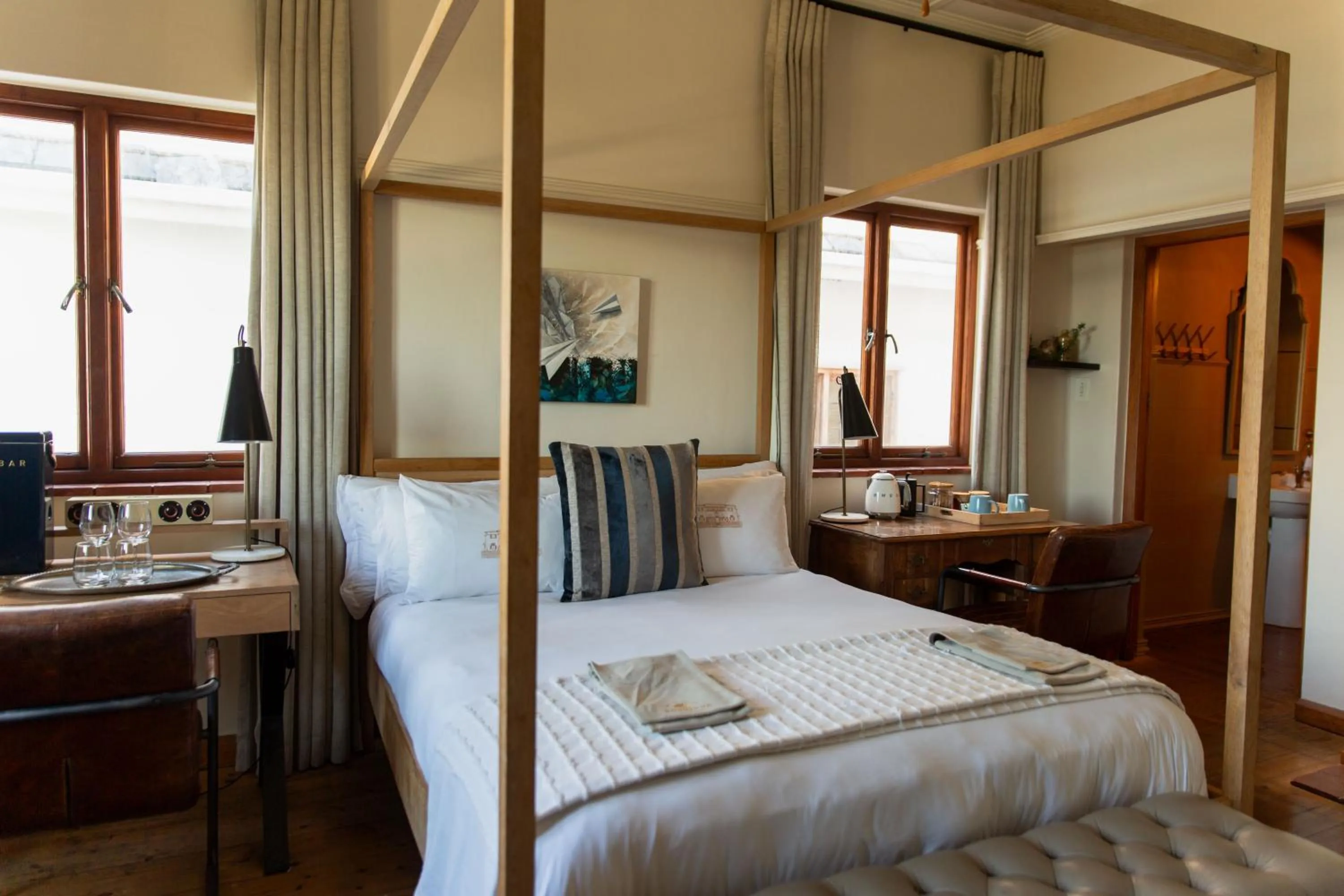 Bed in Sonnekus Boutique Hotel & Bistro